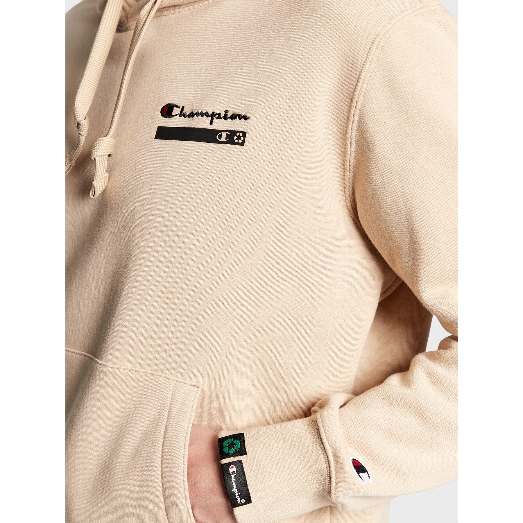 Champion Bluză Heavy Fleece 217873 Bej Regular Fit - Pled.ro