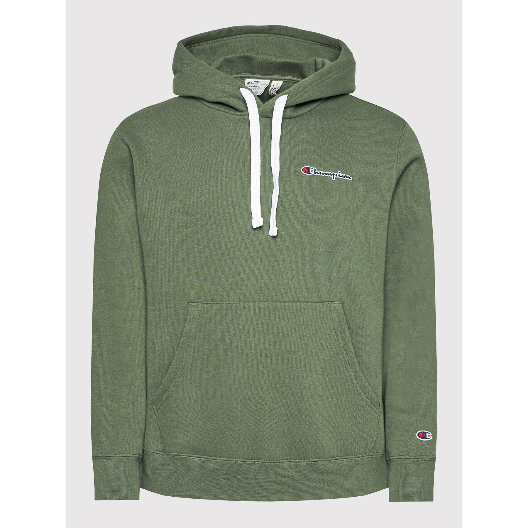 Champion Bluză Left Chest 216475 Verde Custom Fit - Pled.ro