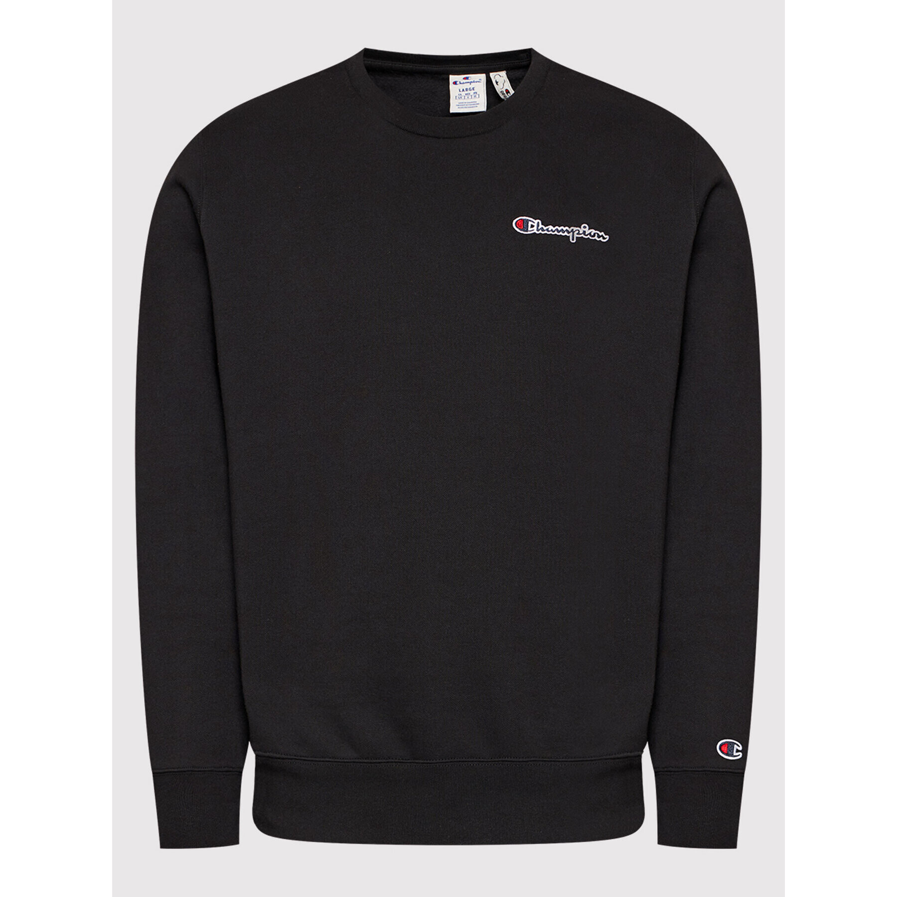 Champion Bluză Logo 216476 Negru Regular Fit - Pled.ro