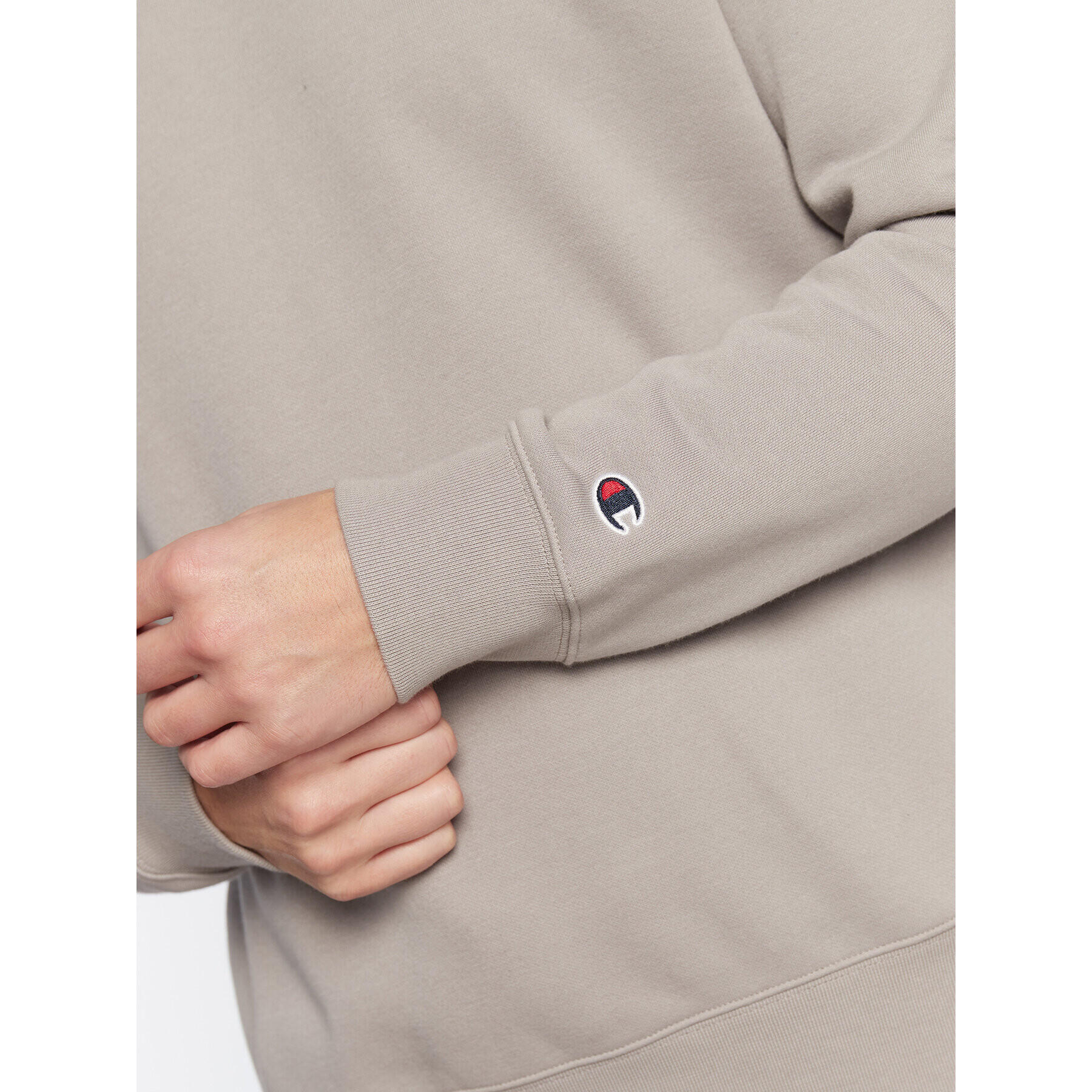 Champion Bluză Logo 217870 Gri Regular Fit - Pled.ro