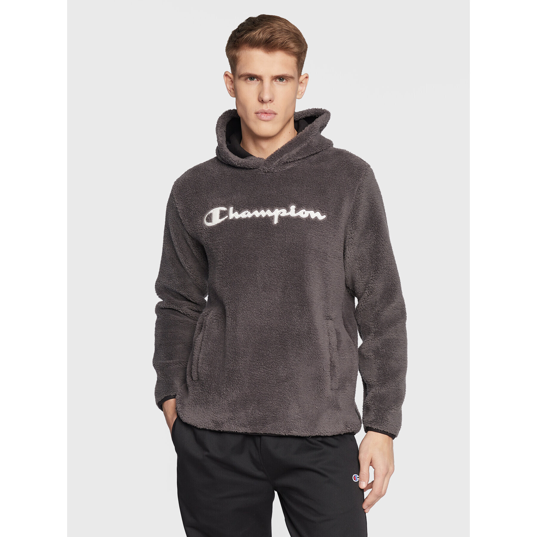 Champion Bluză Micro 214973 Gri Regular Fit - Pled.ro