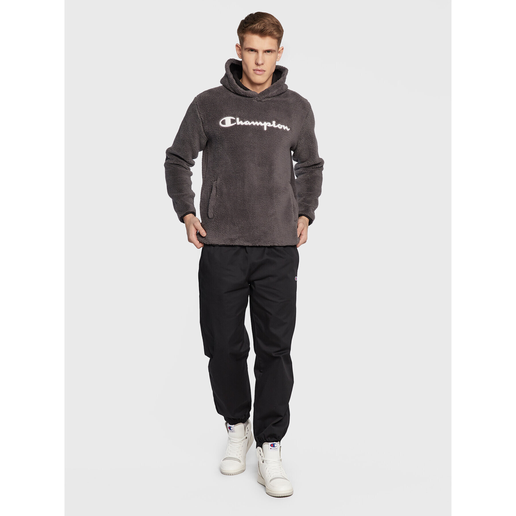 Champion Bluză Micro 214973 Gri Regular Fit - Pled.ro