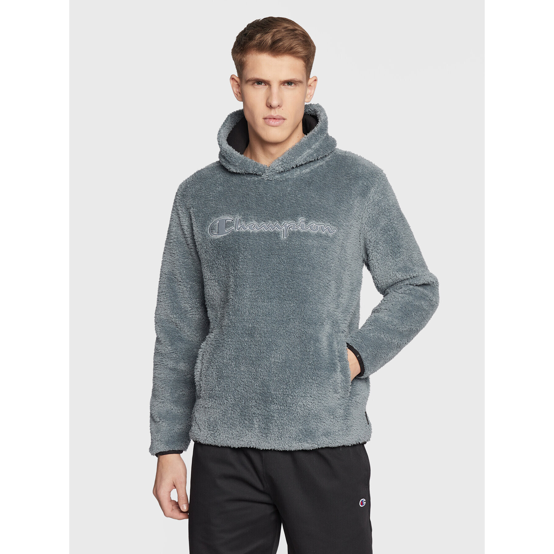 Champion Bluză Micro 214973 Gri Regular Fit - Pled.ro