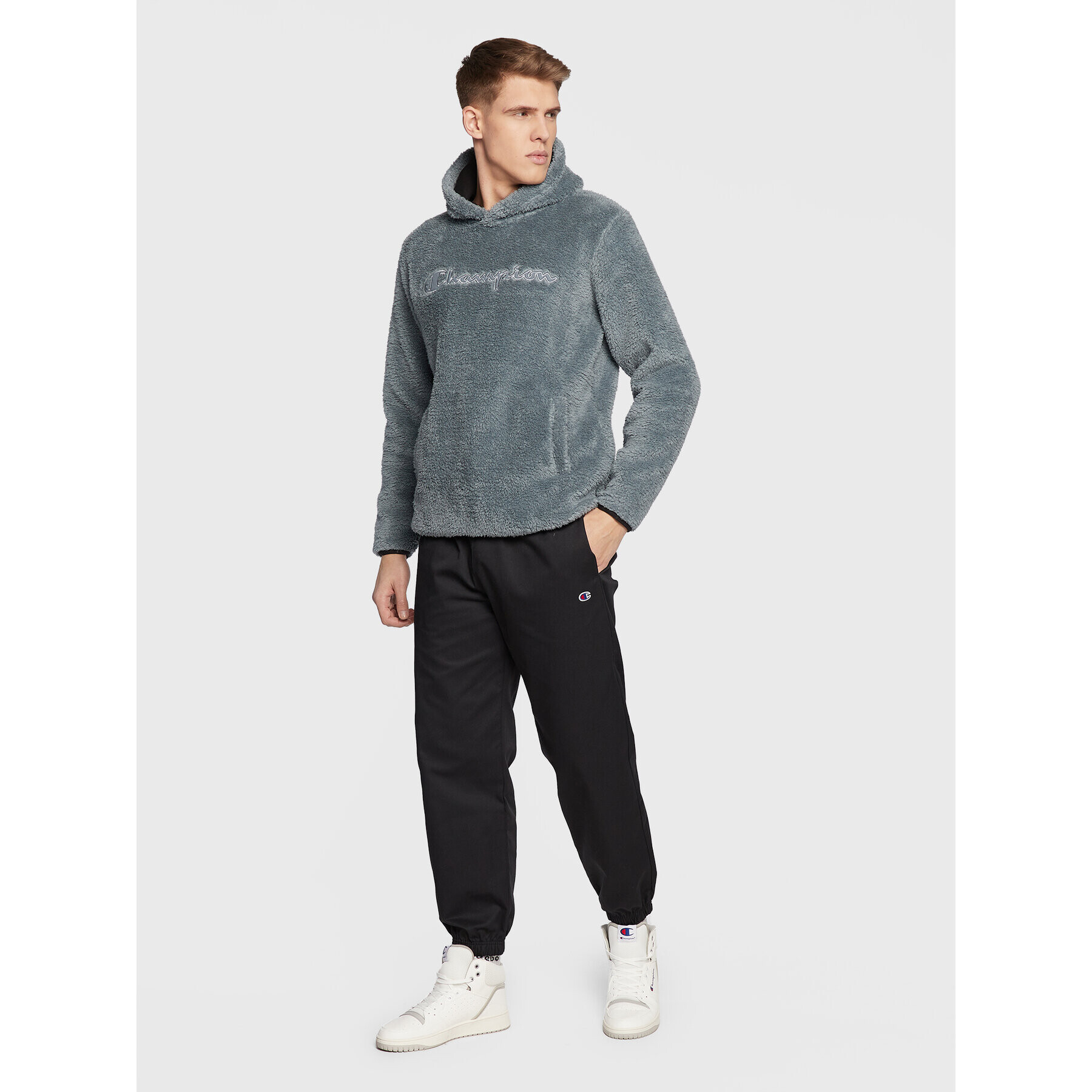 Champion Bluză Micro 214973 Gri Regular Fit - Pled.ro