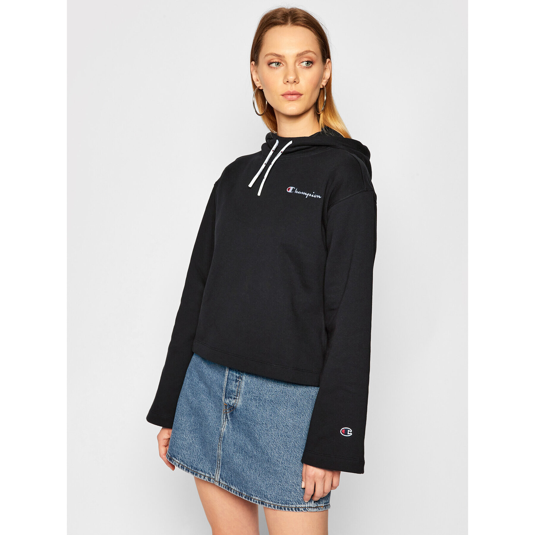 Champion Bluză Moyer Diebel 113186 Negru Custom Fit - Pled.ro