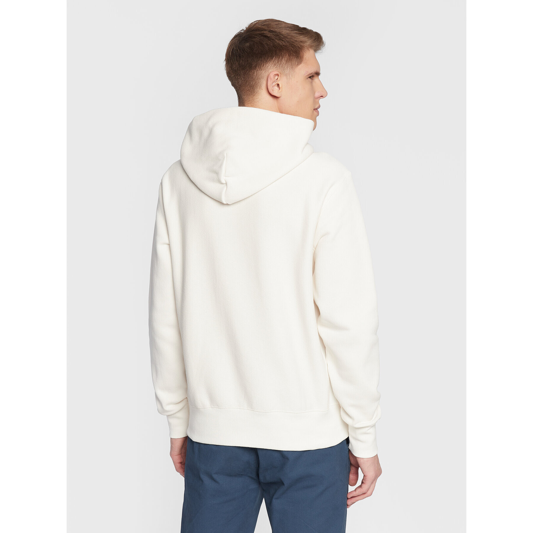 Champion Bluză Reverse Weave Fleece 217976 Bej Regular Fit - Pled.ro