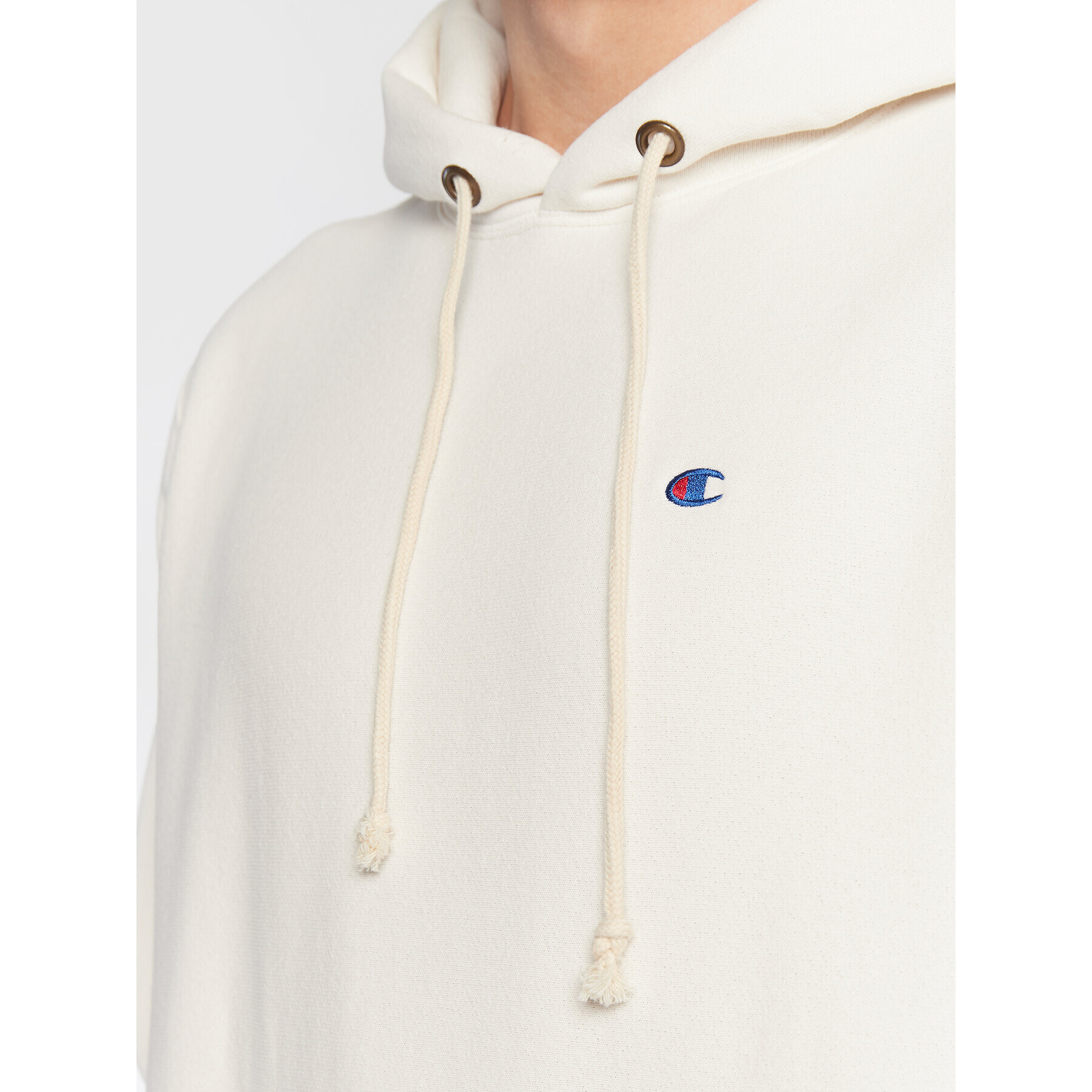 Champion Bluză Reverse Weave Fleece 217976 Bej Regular Fit - Pled.ro