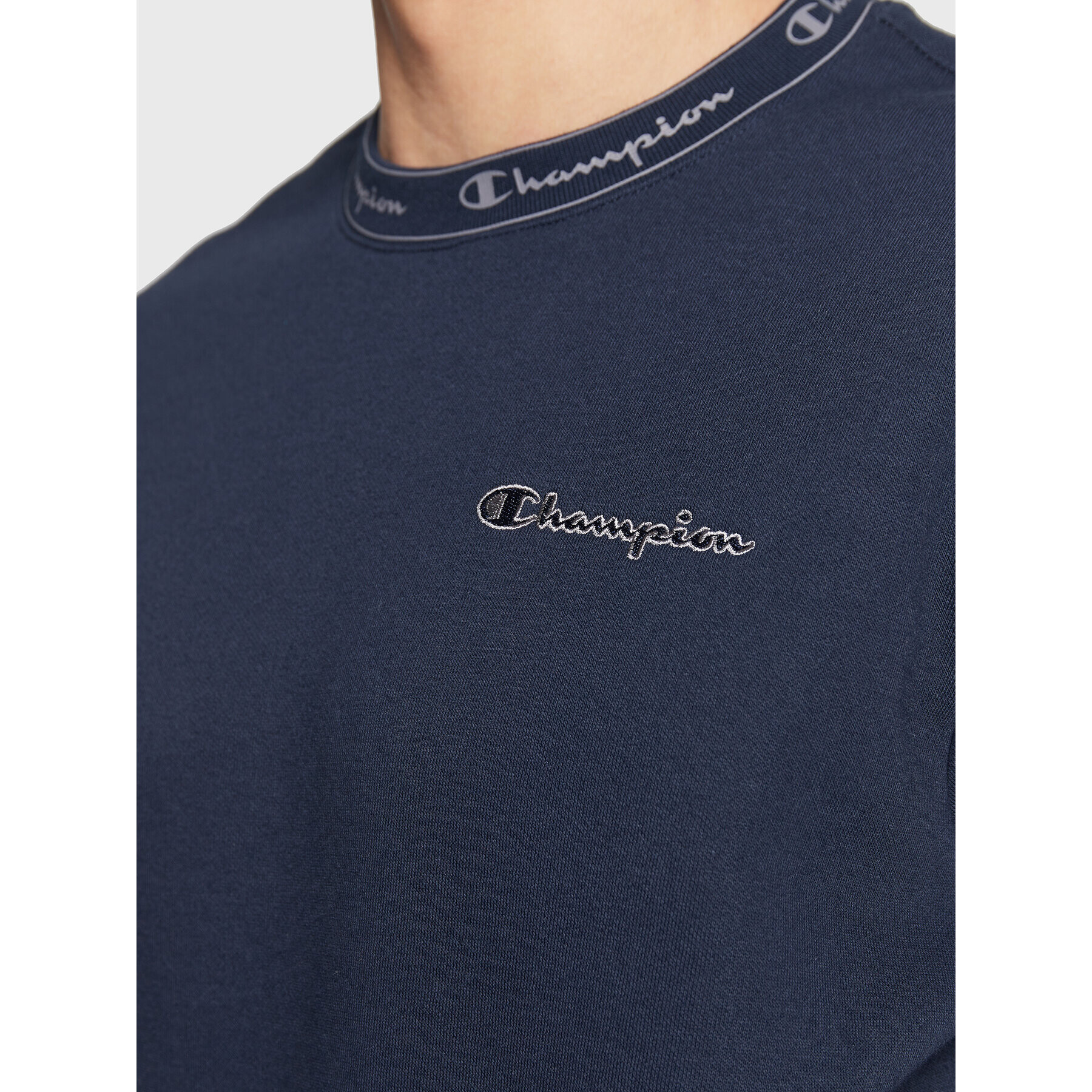 Champion Bluză Rib 217870 Bleumarin Regular Fit - Pled.ro