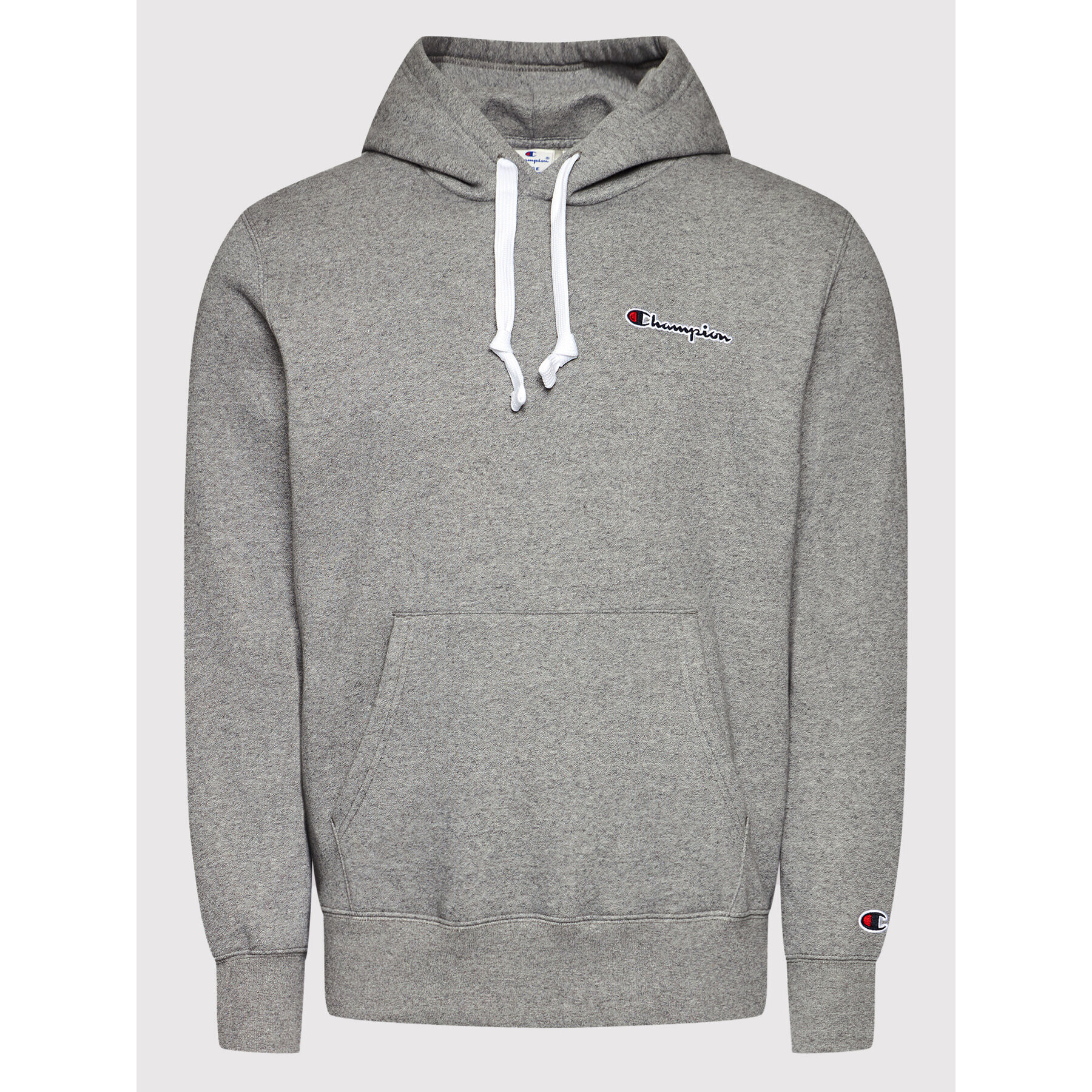 Champion Bluză Script Logo 216475 Gri Comfort Fit - Pled.ro