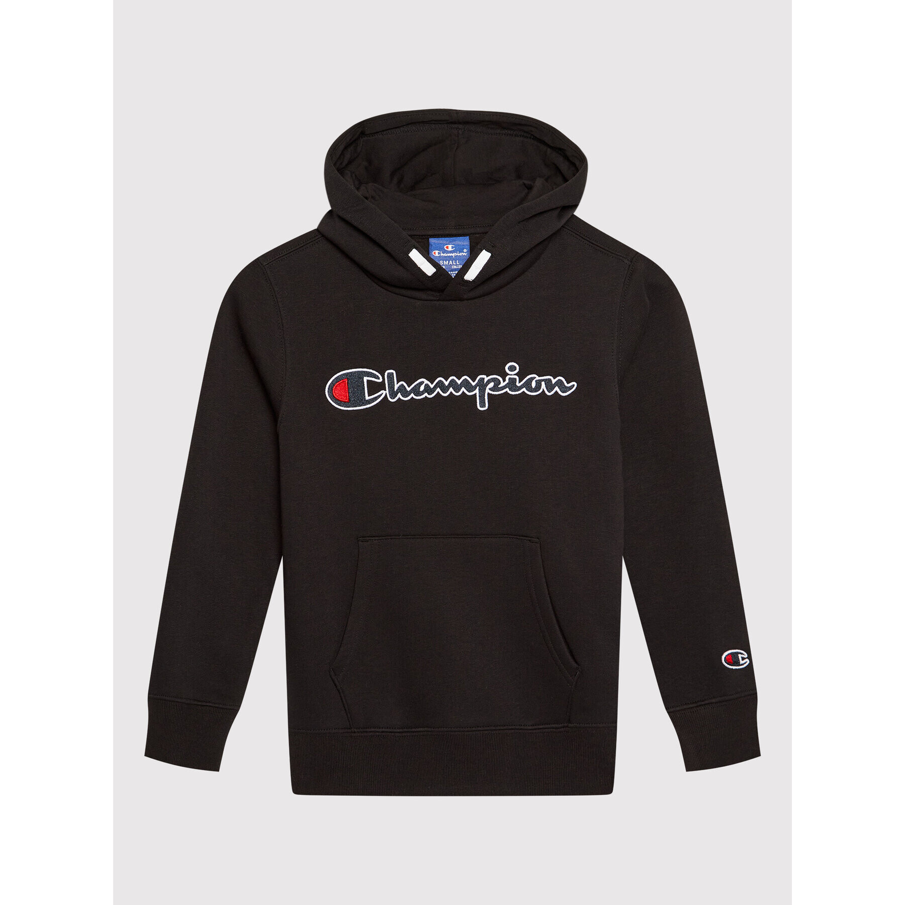 Champion Bluză Script Logo 305765 Negru Regular Fit - Pled.ro