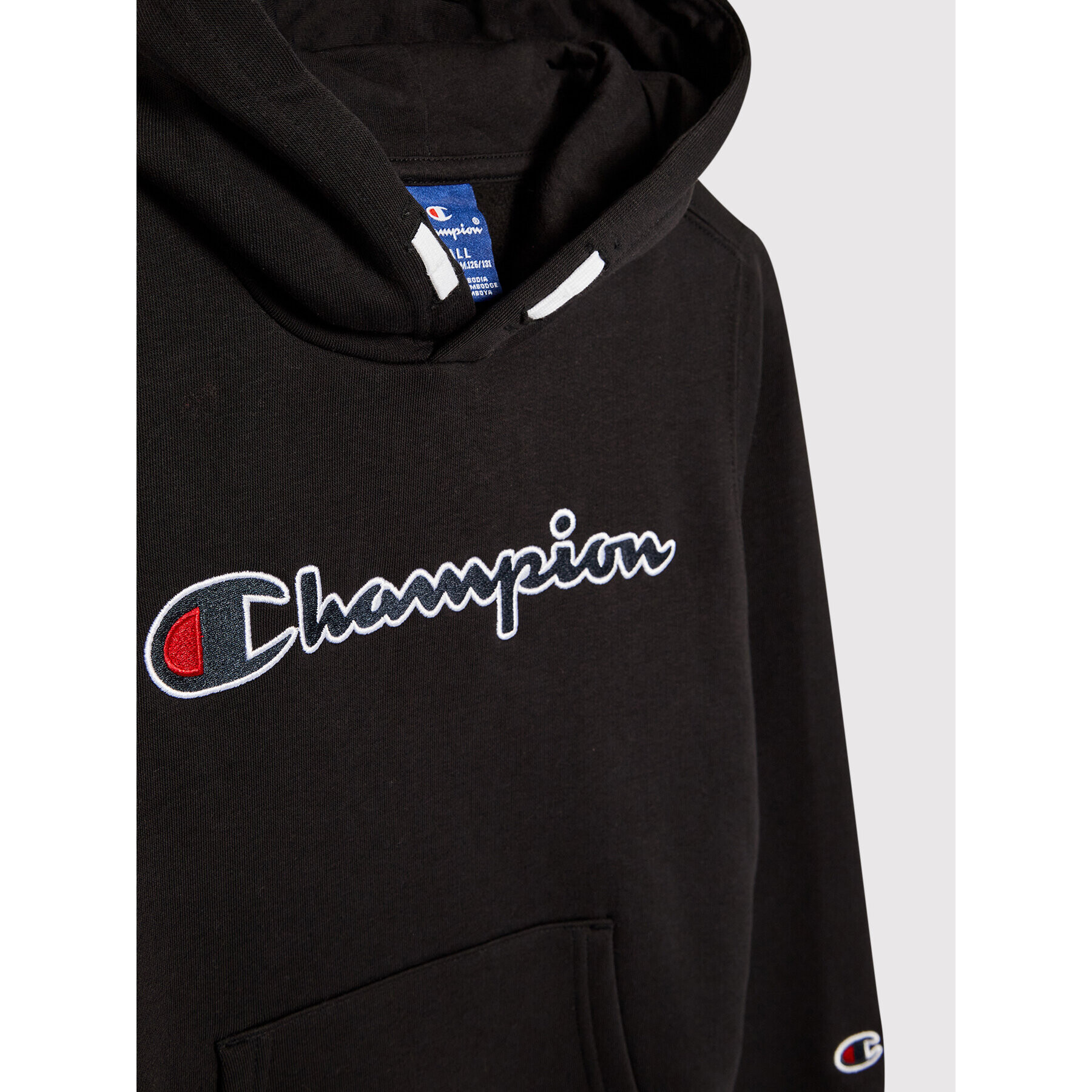 Champion Bluză Script Logo 305765 Negru Regular Fit - Pled.ro