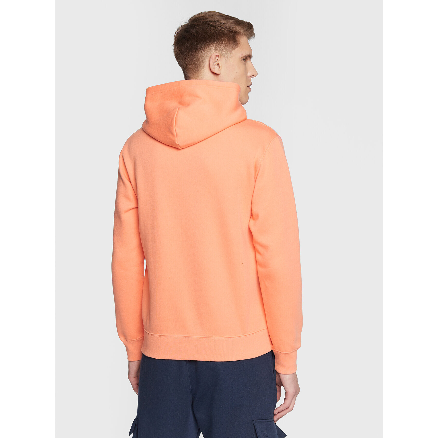 Champion Bluză Small Script Logo 217862 Portocaliu Regular Fit - Pled.ro