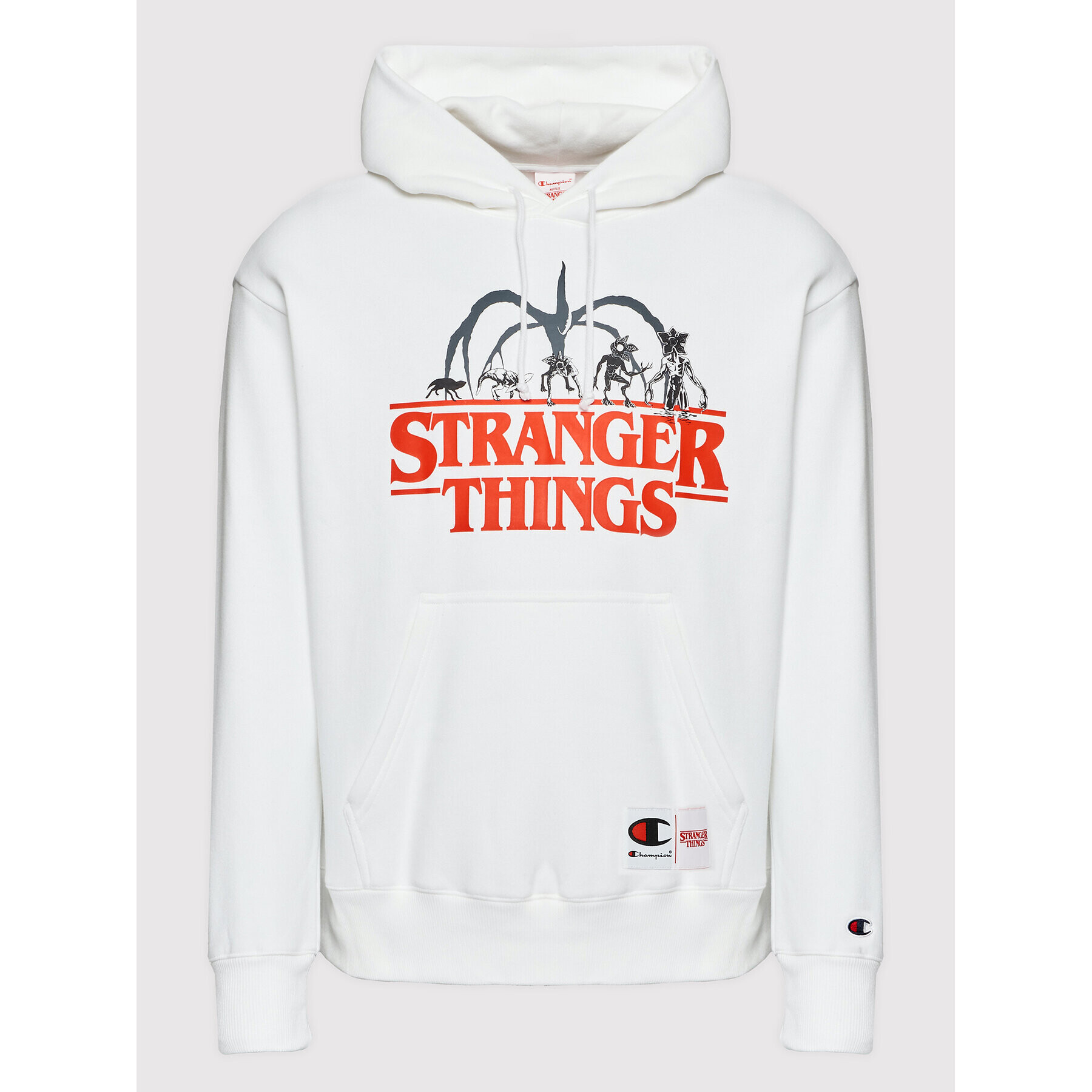 Champion Bluză STRANGER THINGS Unisex 217780 Alb Regular Fit - Pled.ro