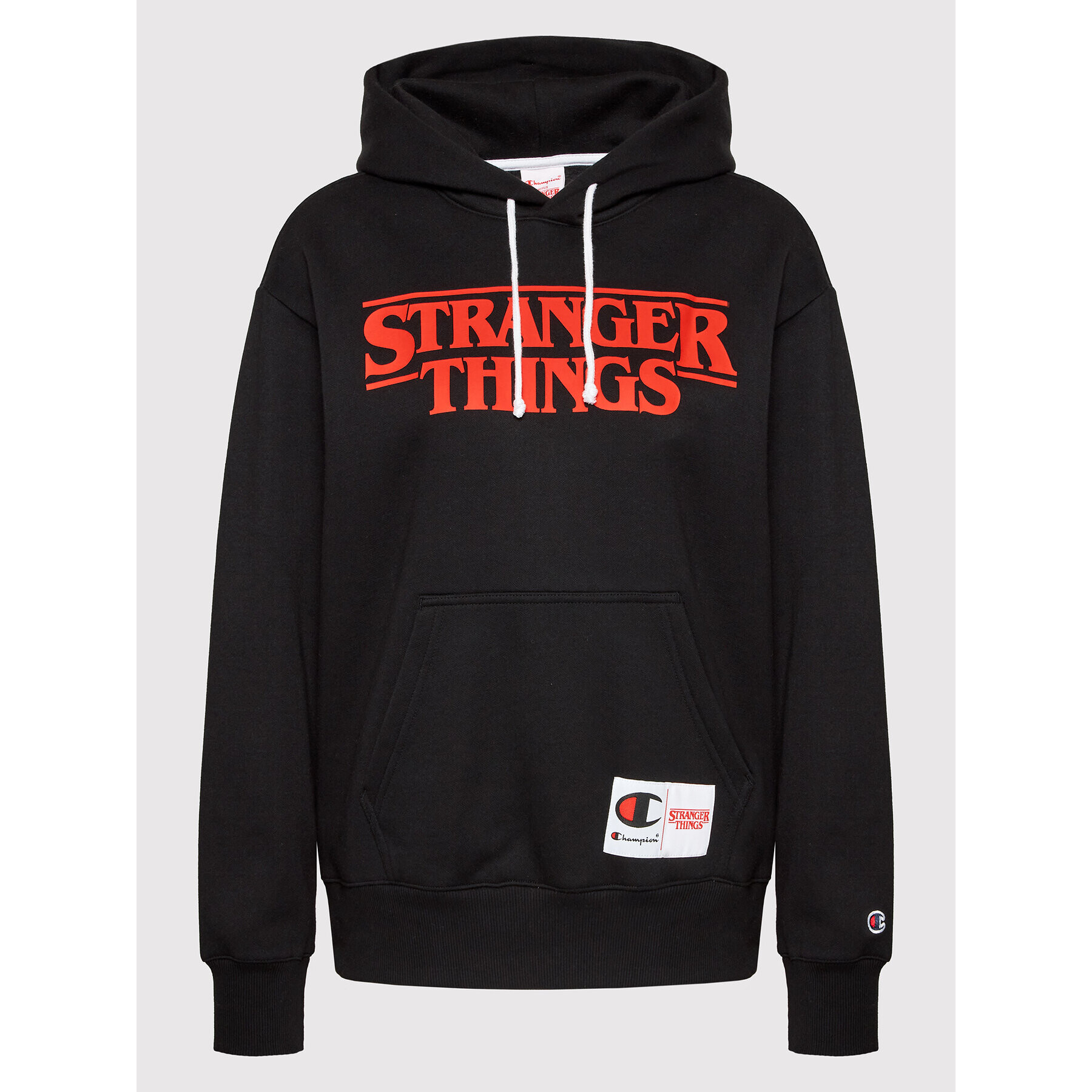 Champion Bluză STRANGER THINGS Unisex 217780 Negru Regular Fit - Pled.ro