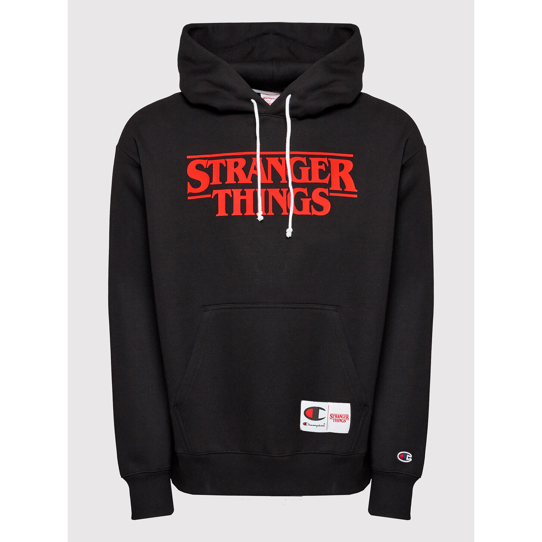 Champion Bluză STRANGER THINGS Unisex 217780 Negru Regular Fit - Pled.ro