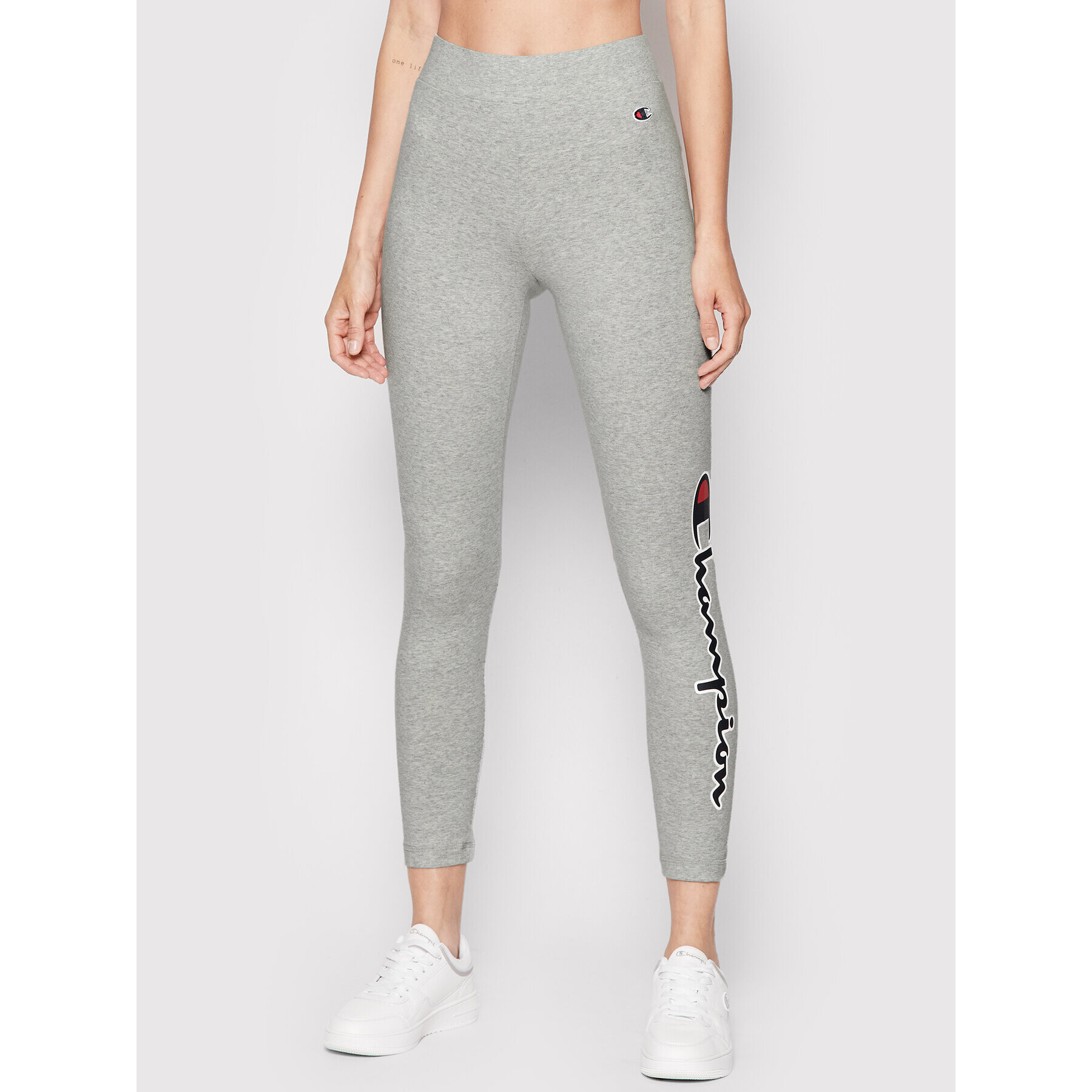 Champion Colanți 114939 Gri Athletic Fit - Pled.ro