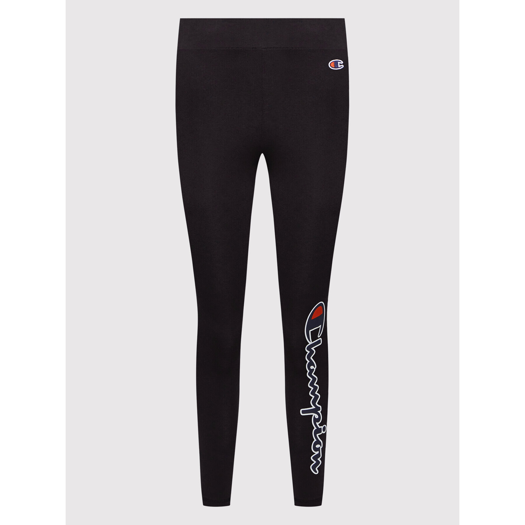 Champion Colanți Crop 114939 Negru Athletic Fit - Pled.ro