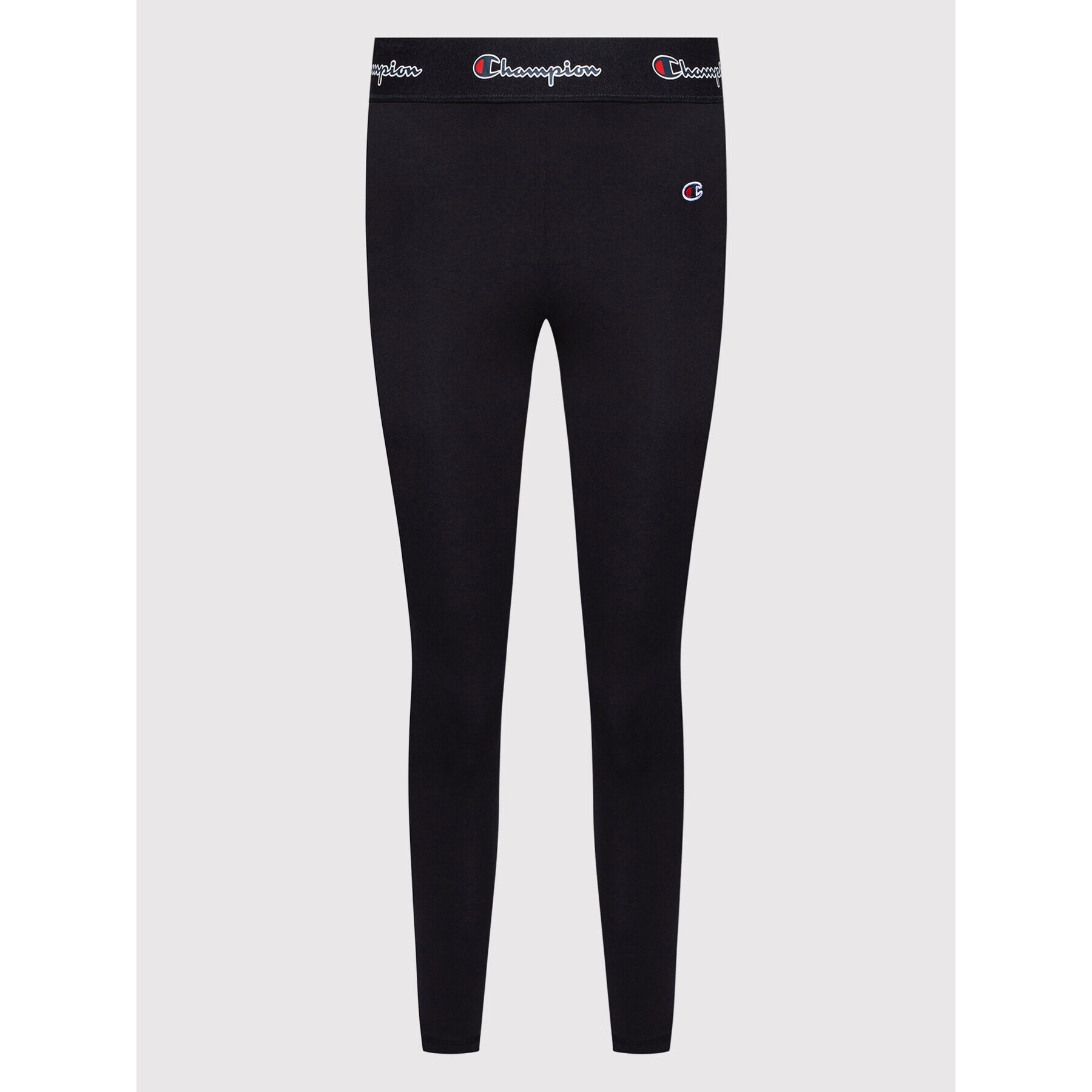 Champion Colanți Crop 115338 Negru Athletic Fit - Pled.ro