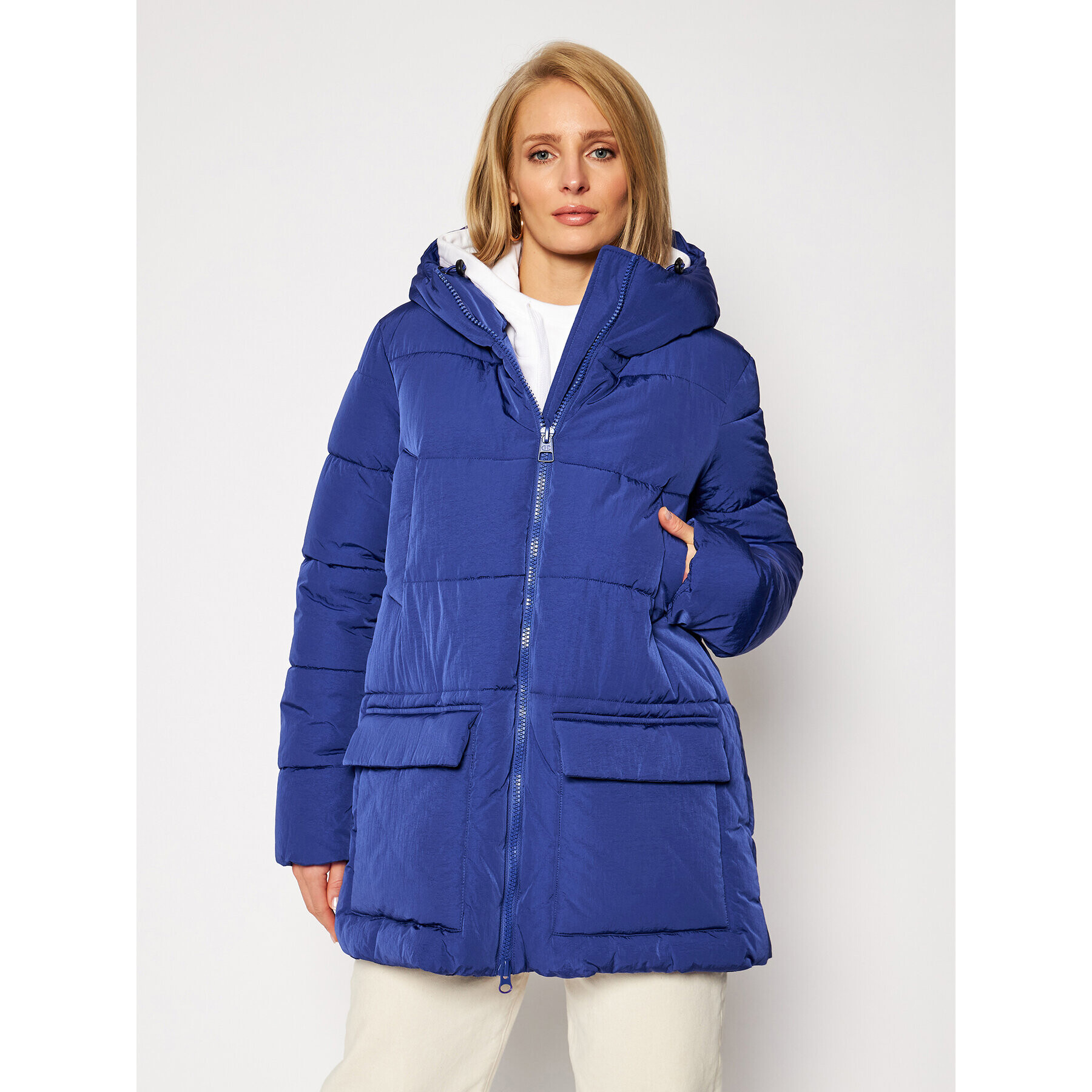 Champion Geacă din puf 113687 Bleumarin Regular Fit - Pled.ro