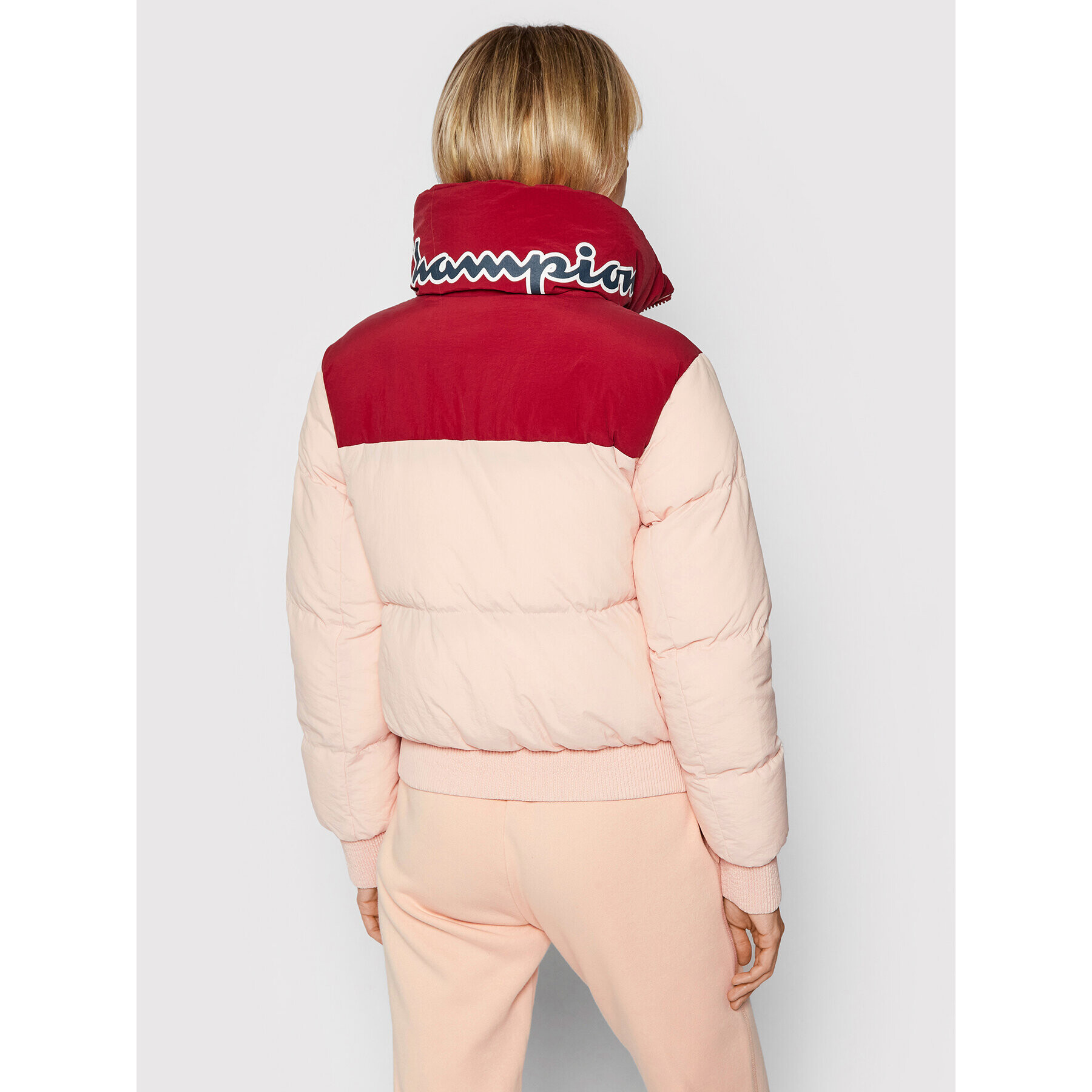 Champion Geacă din puf 114597 Roz Regular Fit - Pled.ro