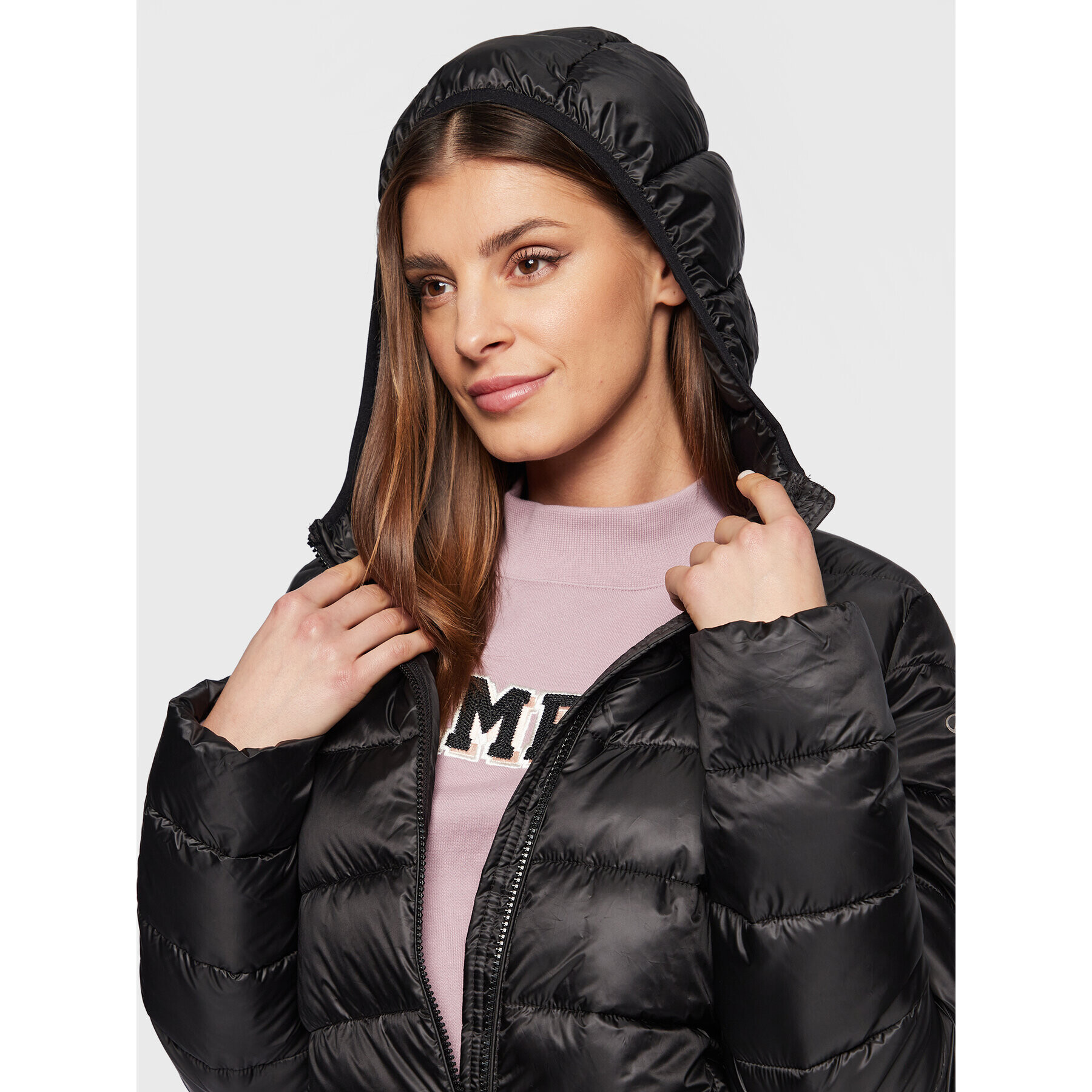 Champion Geacă din puf 115750 Negru Regular Fit - Pled.ro