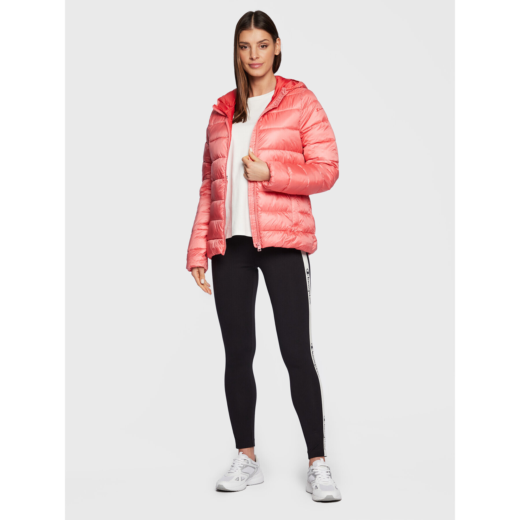 Champion Geacă din puf 115750 Roz Regular Fit - Pled.ro