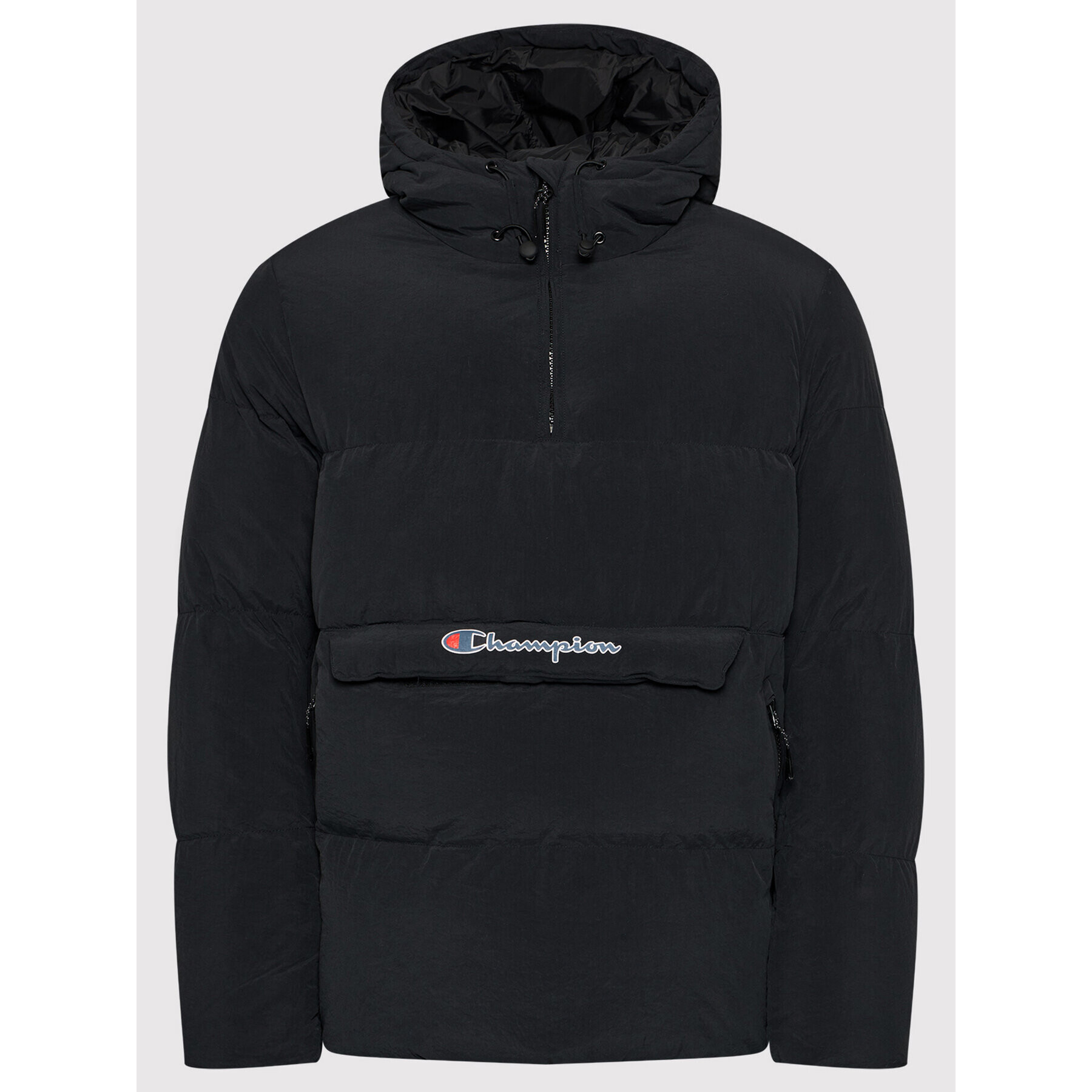 Champion Geacă fără fermoar Script Logo 216733 Negru Regular Fit - Pled.ro