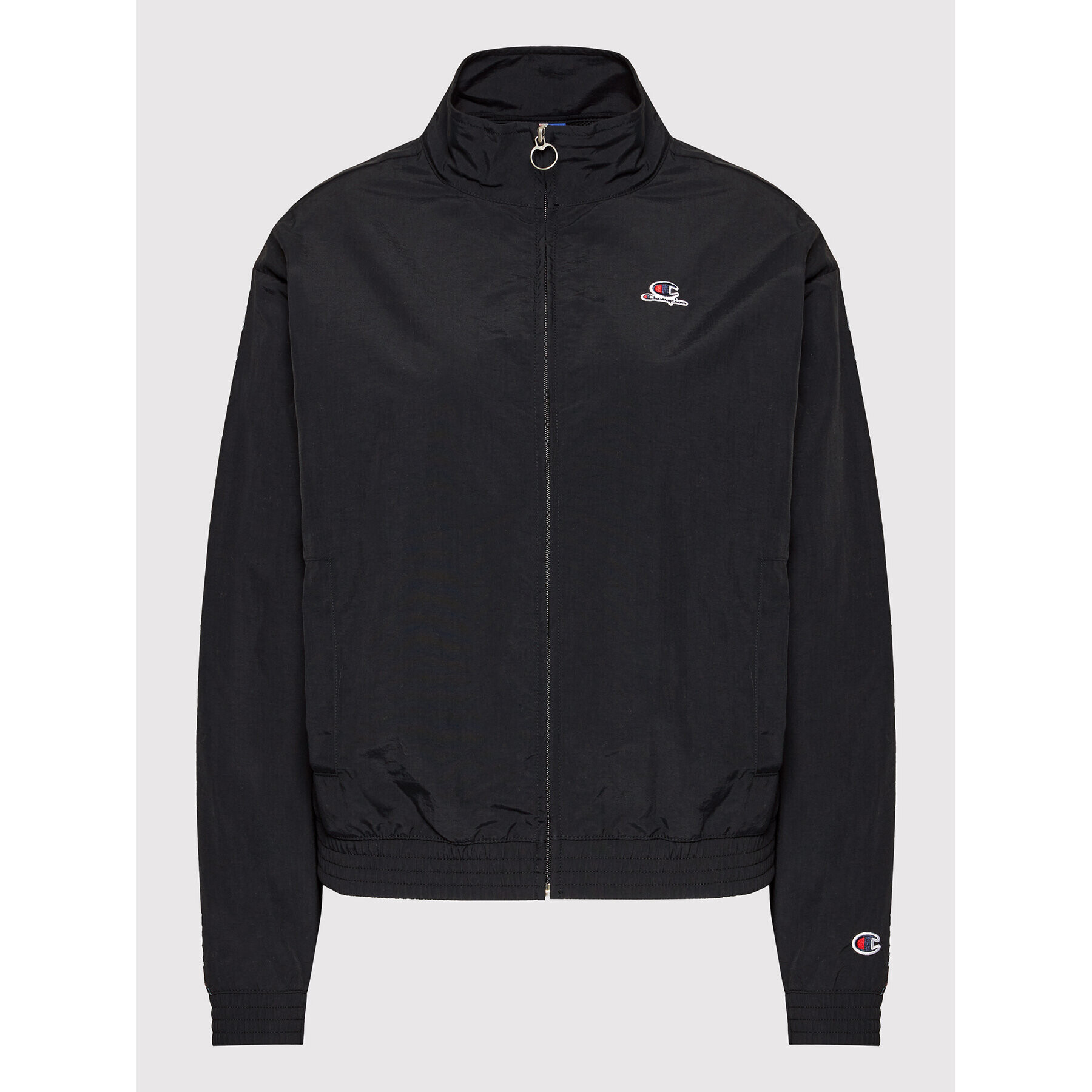 Champion Geacă Logo Tape 114562 Negru Custom Fit - Pled.ro