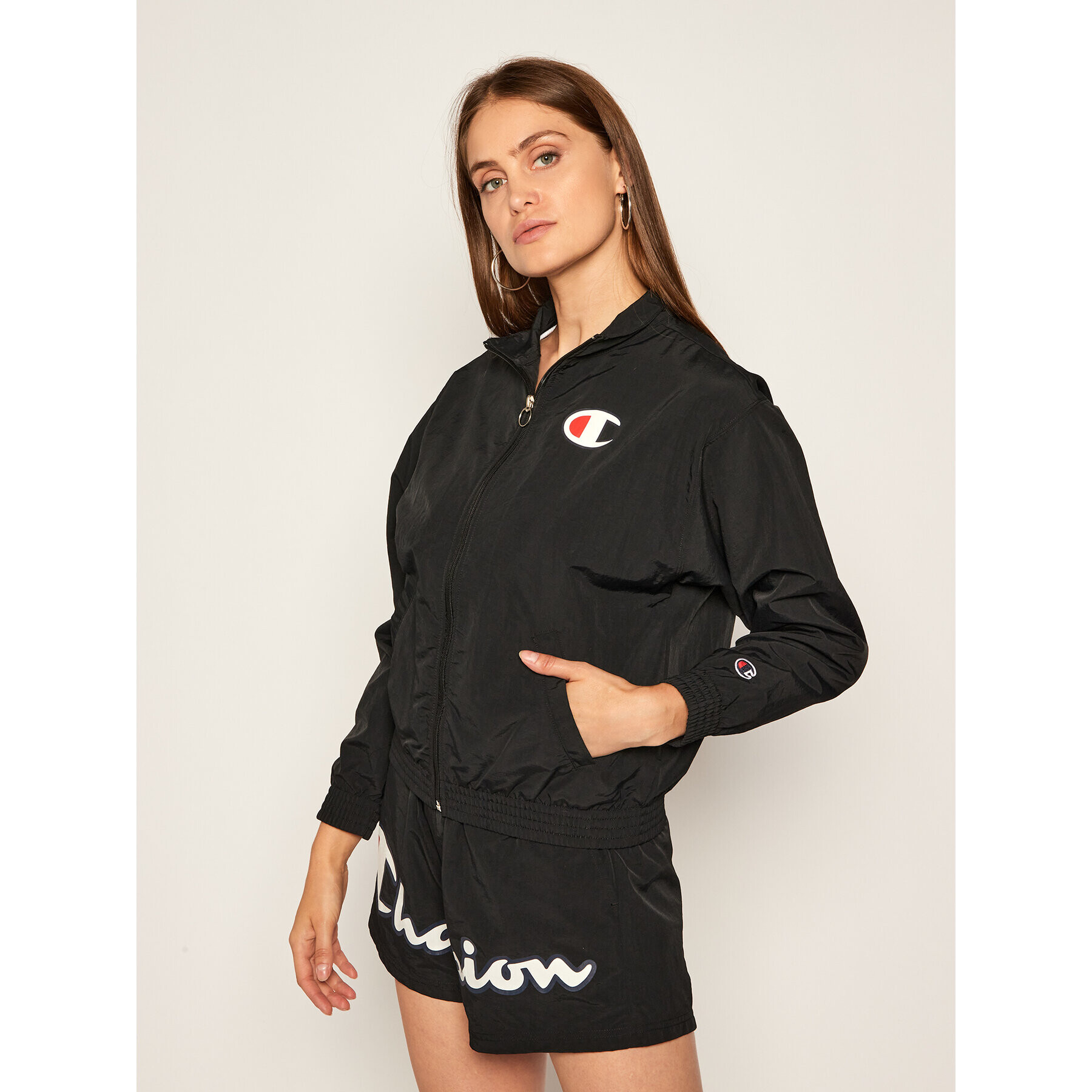 Champion Geacă Rochester 112658 Negru Custom Fit - Pled.ro