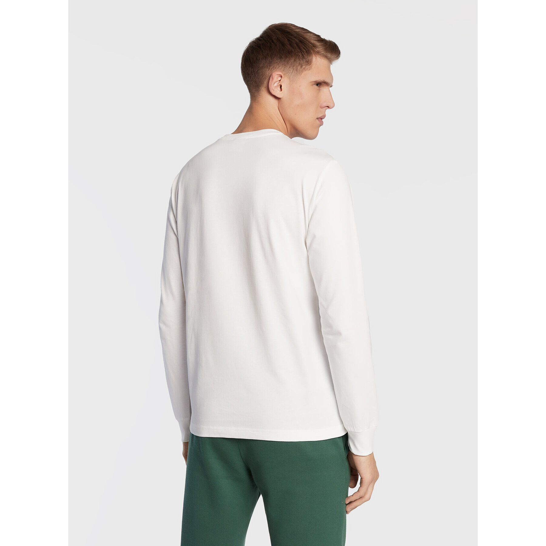 Champion Longsleeve 217861 Alb Regular Fit - Pled.ro