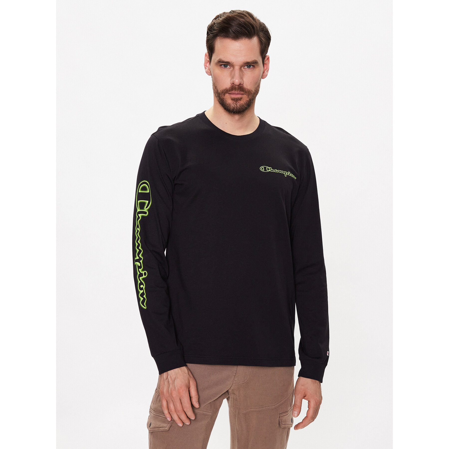 Champion Longsleeve 218485 Negru Regular Fit - Pled.ro