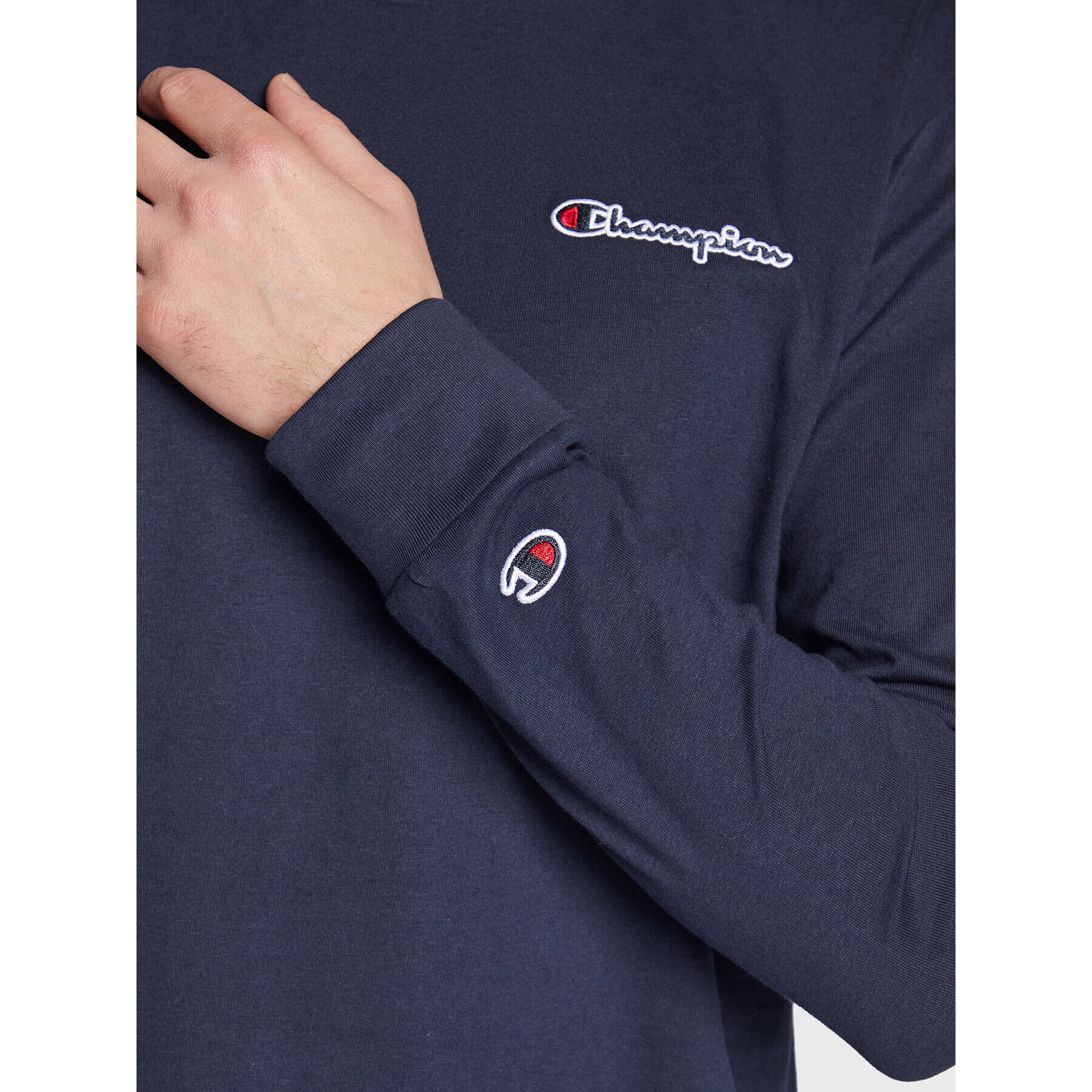 Champion Longsleeve Crewneck 217868 Bleumarin Regular Fit - Pled.ro