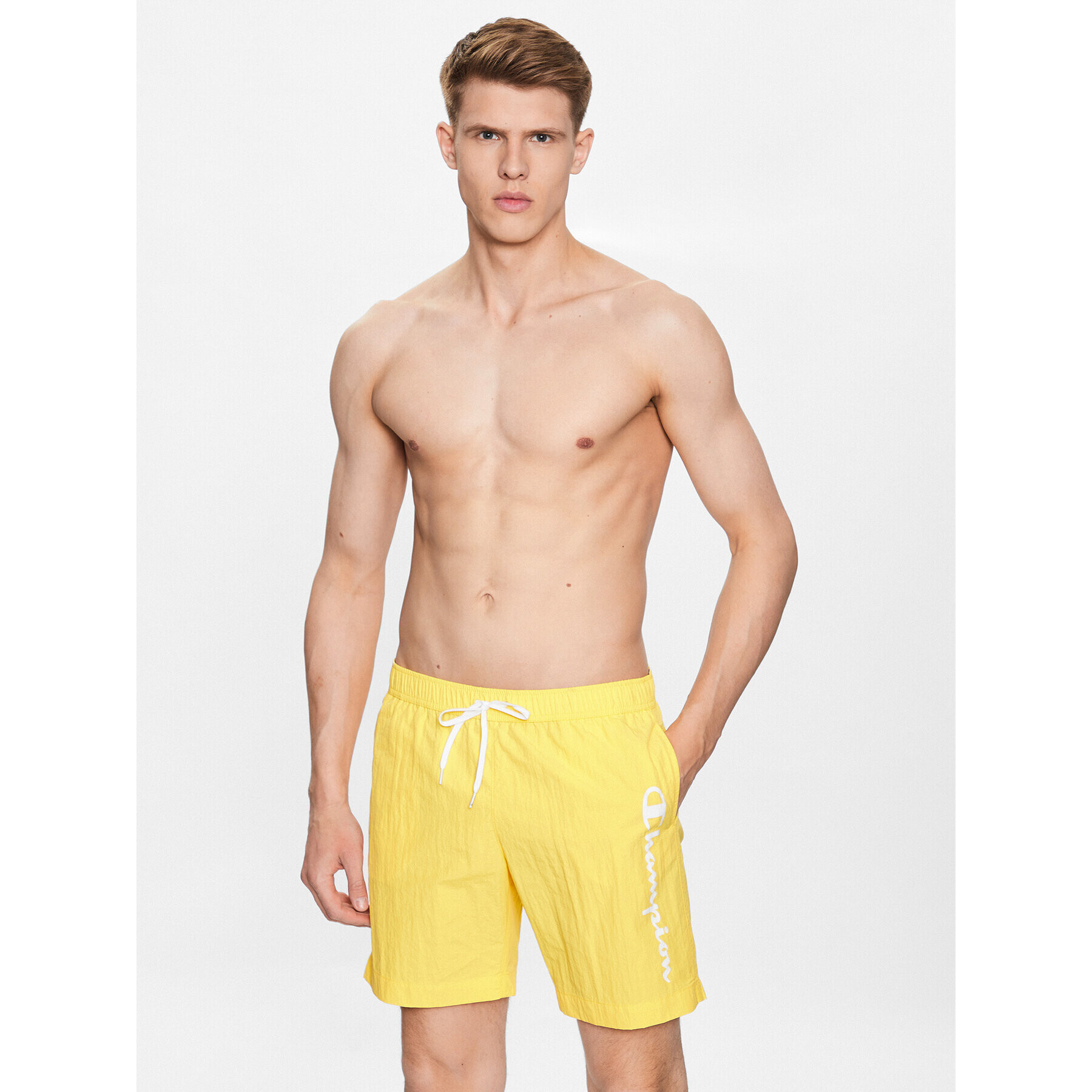 Champion Pantaloni scurți pentru înot 216068 Galben Regular Fit - Pled.ro