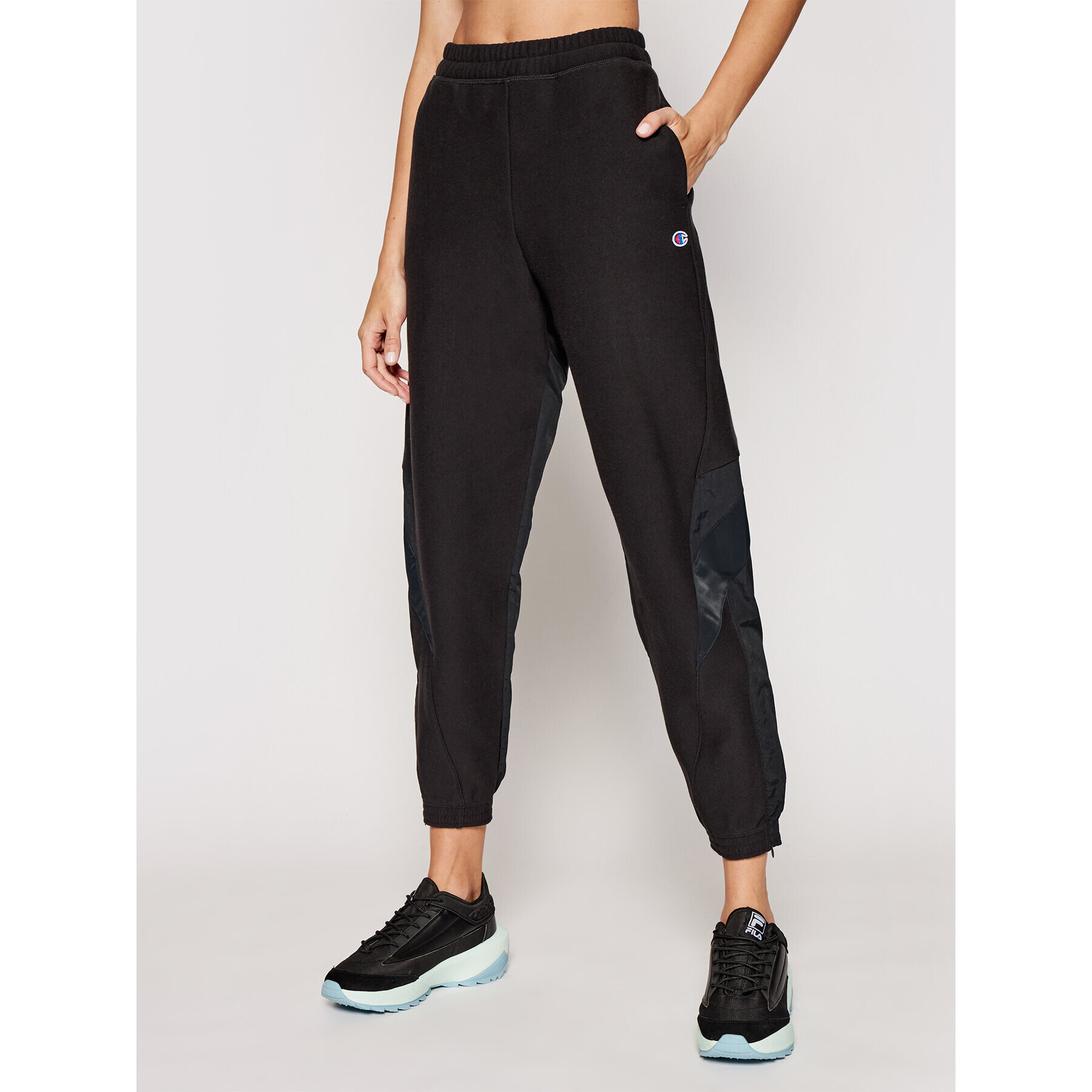 Champion Pantaloni trening 114192 Negru Regular Fit - Pled.ro