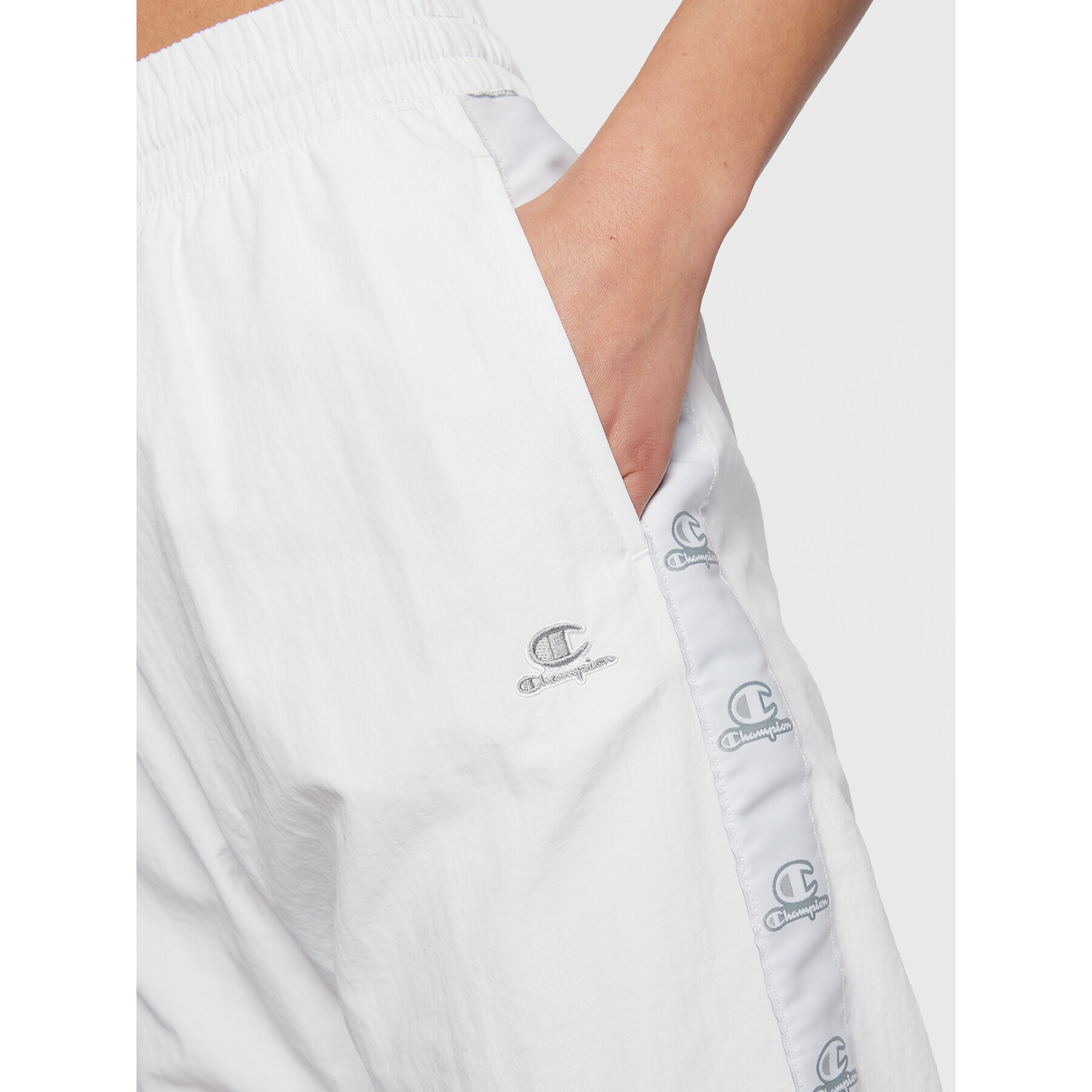 Champion Pantaloni trening 115495 Alb Regular Fit - Pled.ro