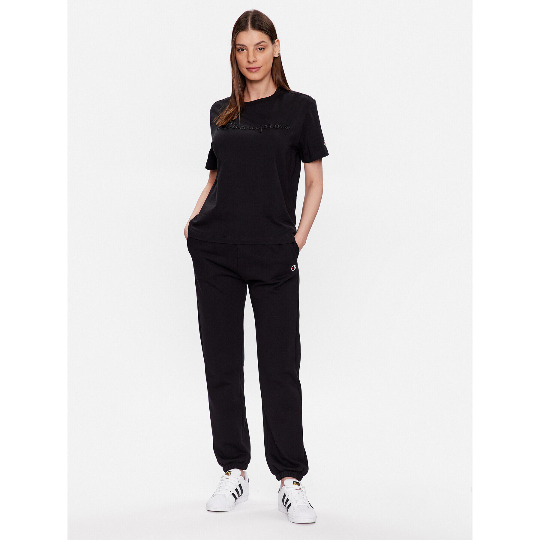 Champion Pantaloni trening 116052 Negru Regular Fit - Pled.ro