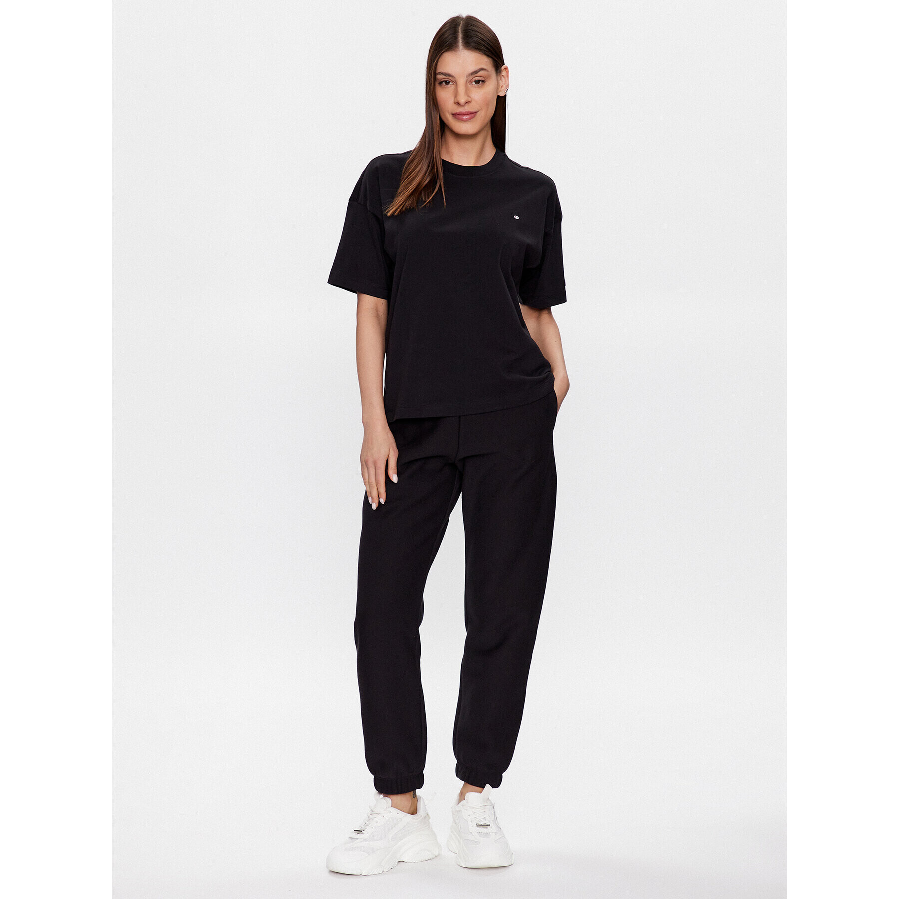 Champion Pantaloni trening 116243 Negru Regular Fit - Pled.ro