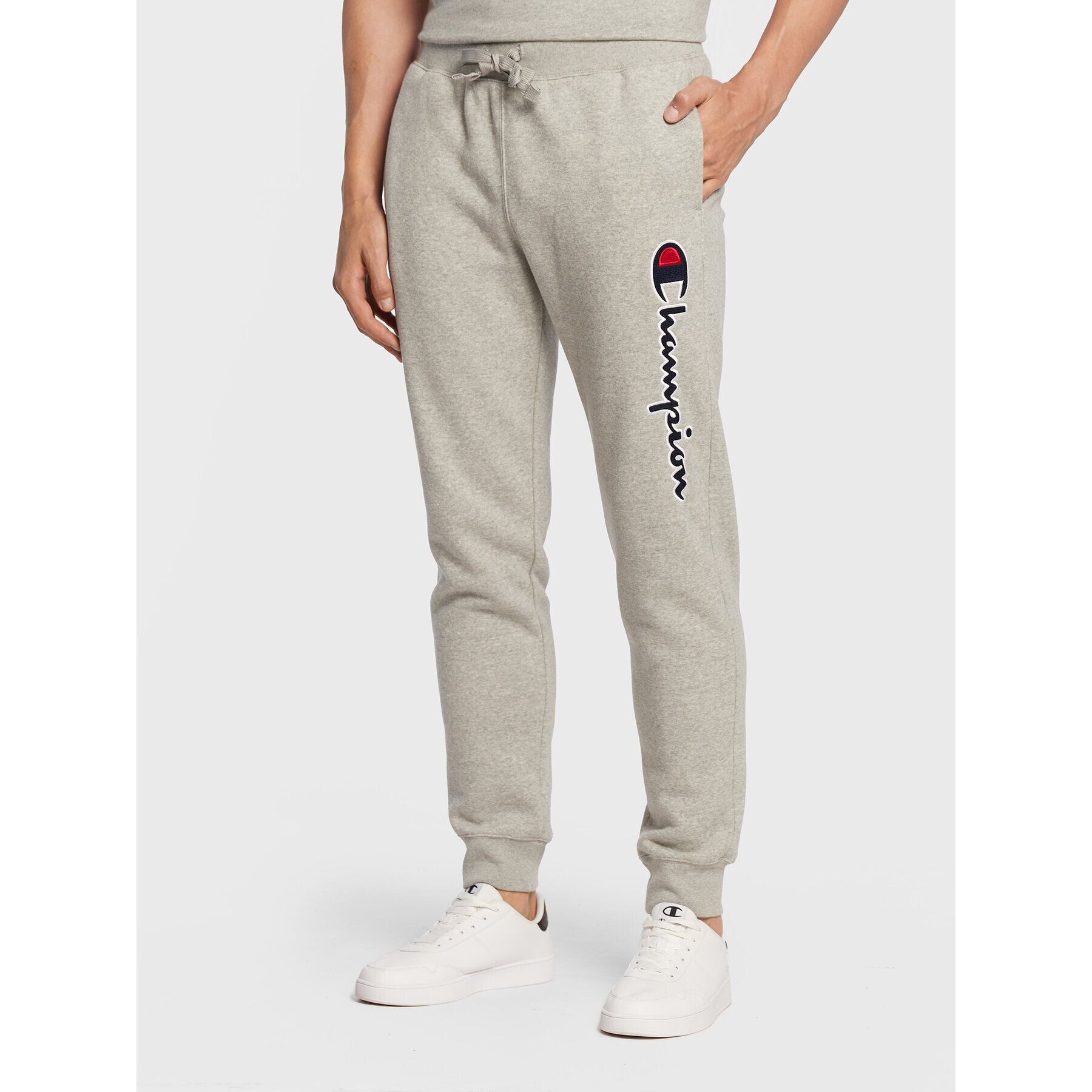 Champion Pantaloni trening 217860 Gri Regular Fit - Pled.ro