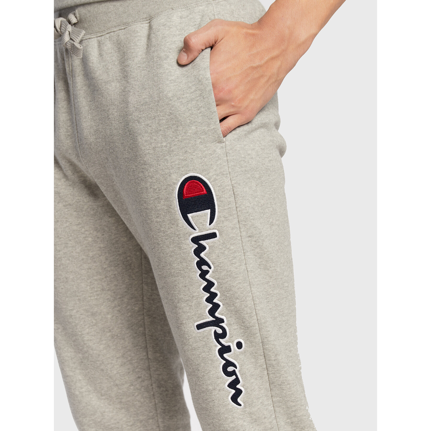 Champion Pantaloni trening 217860 Gri Regular Fit - Pled.ro