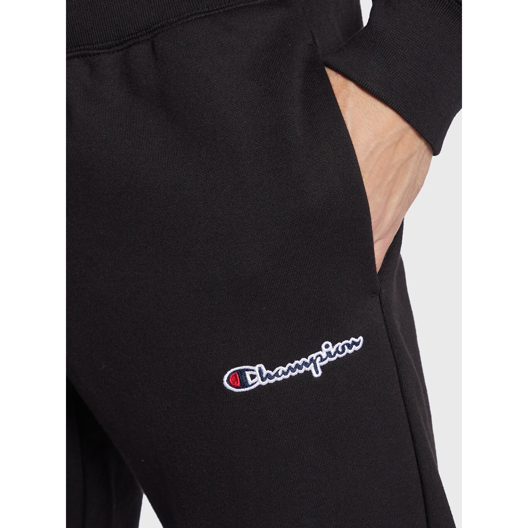 Champion Pantaloni trening 218294 Negru Regular Fit - Pled.ro