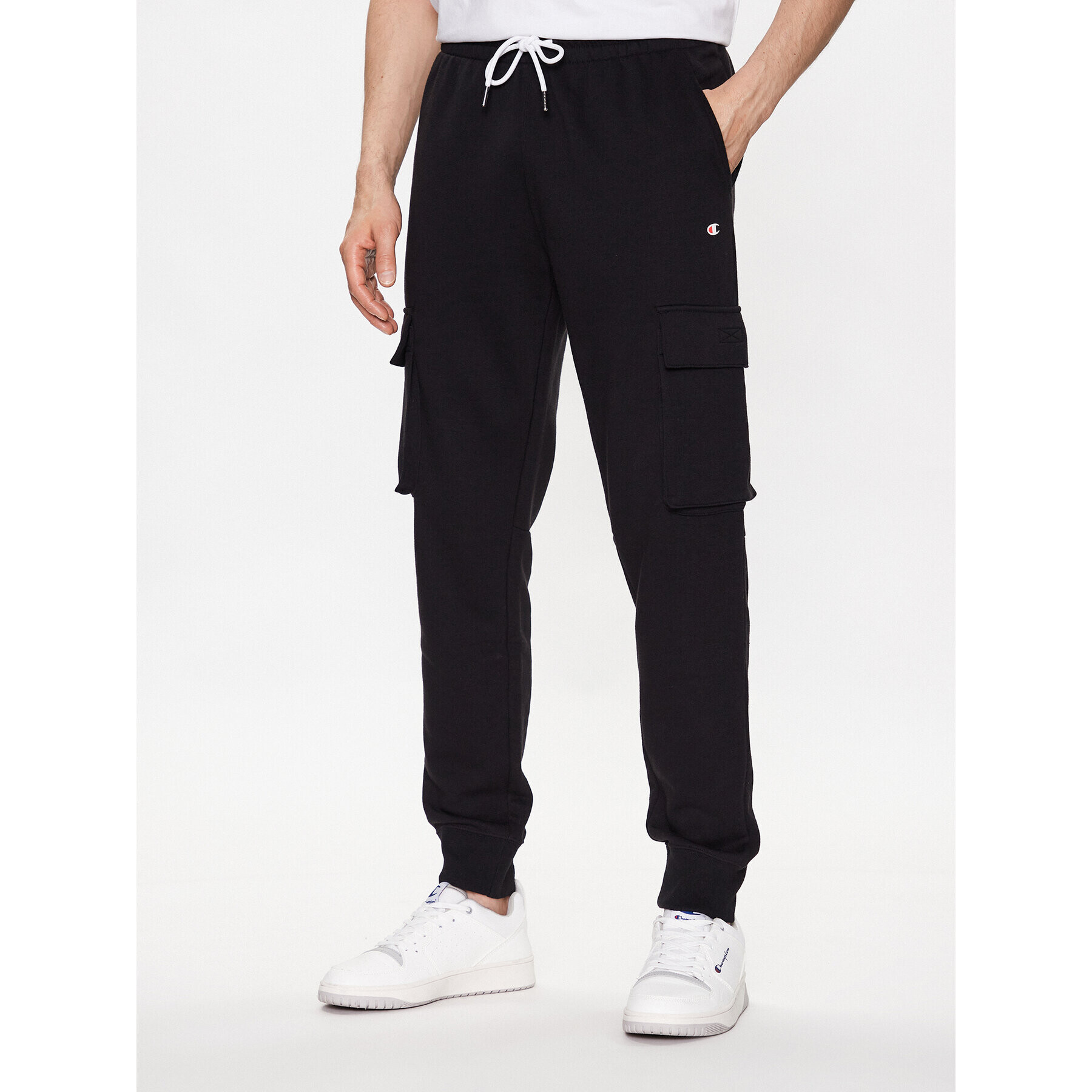 Champion Pantaloni trening 218703 Negru Regular Fit - Pled.ro