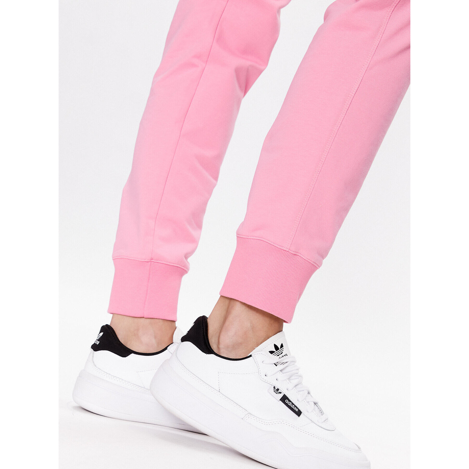 Champion Pantaloni trening C Logo 114898 Roz Regular Fit - Pled.ro