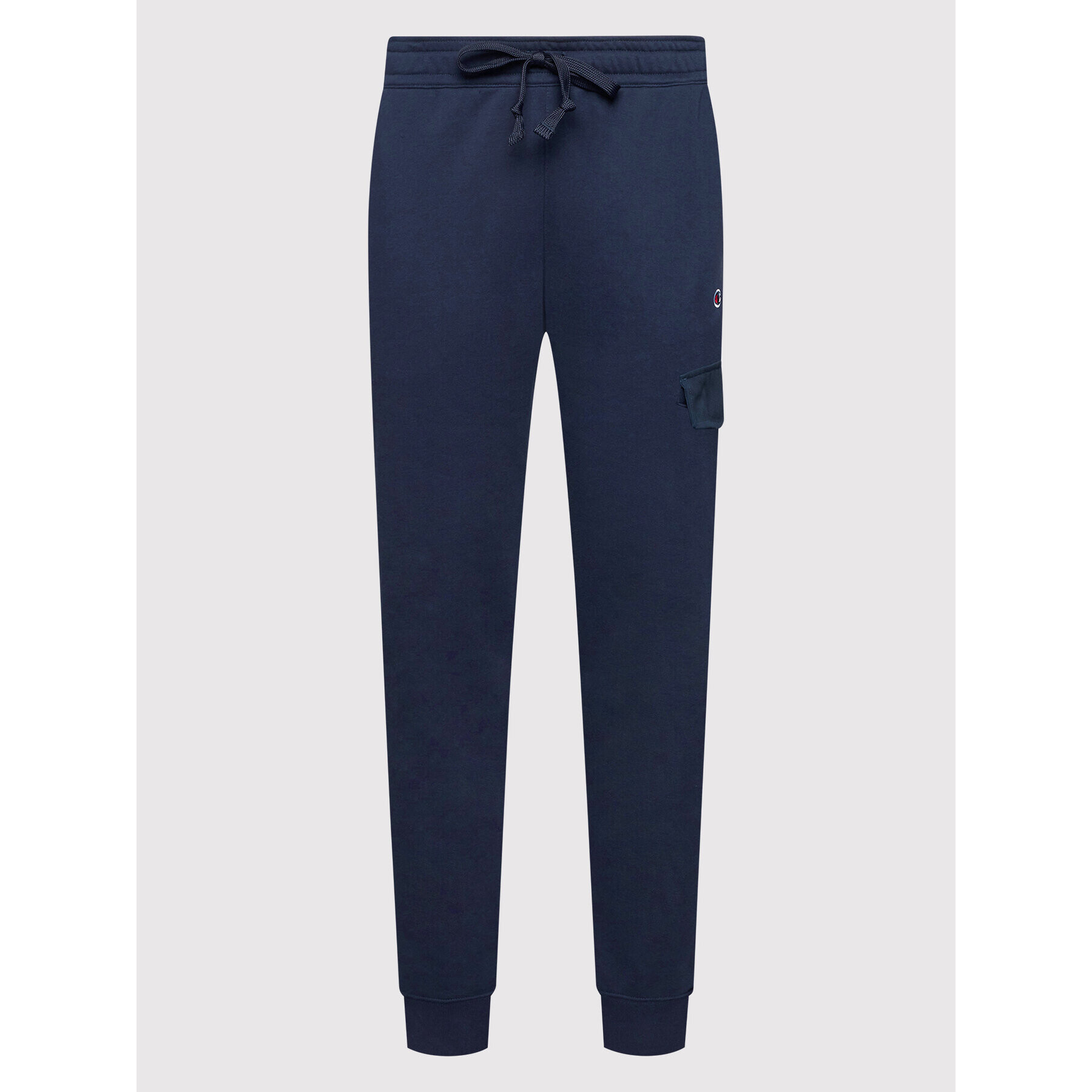 Champion Pantaloni trening Embroidered С Logo 217074 Bleumarin Regular Fit - Pled.ro