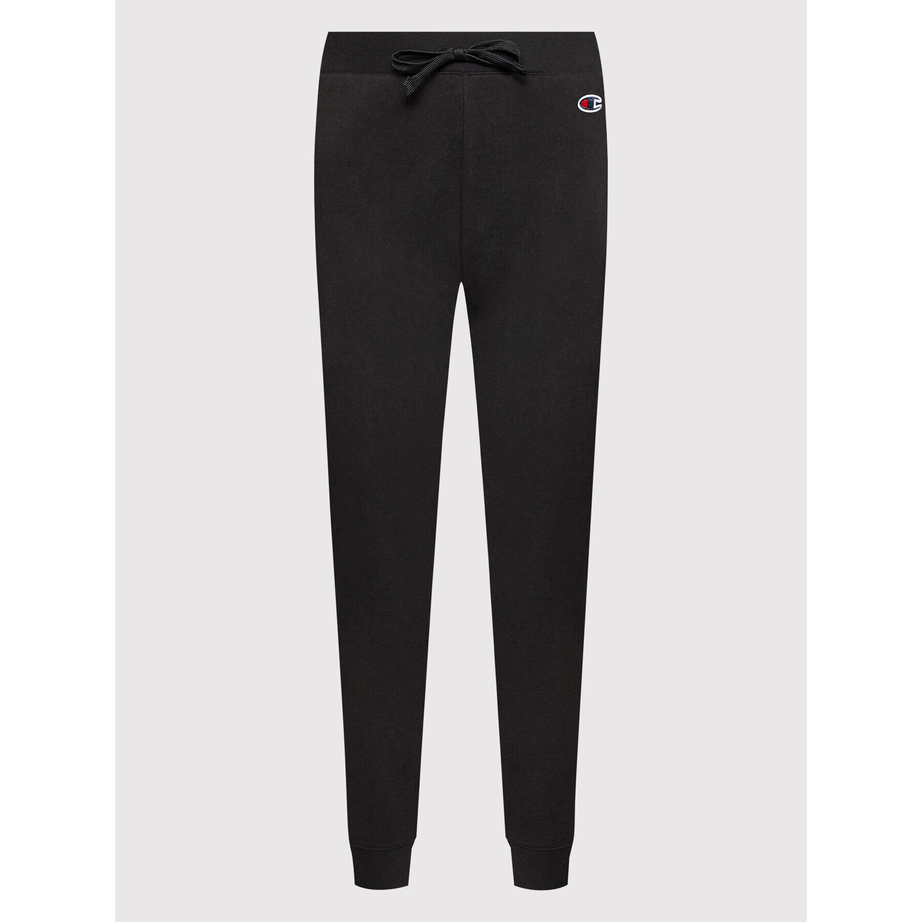 Champion Pantaloni trening Heavy Embroidered C Logo 114924 Negru Regular Fit - Pled.ro