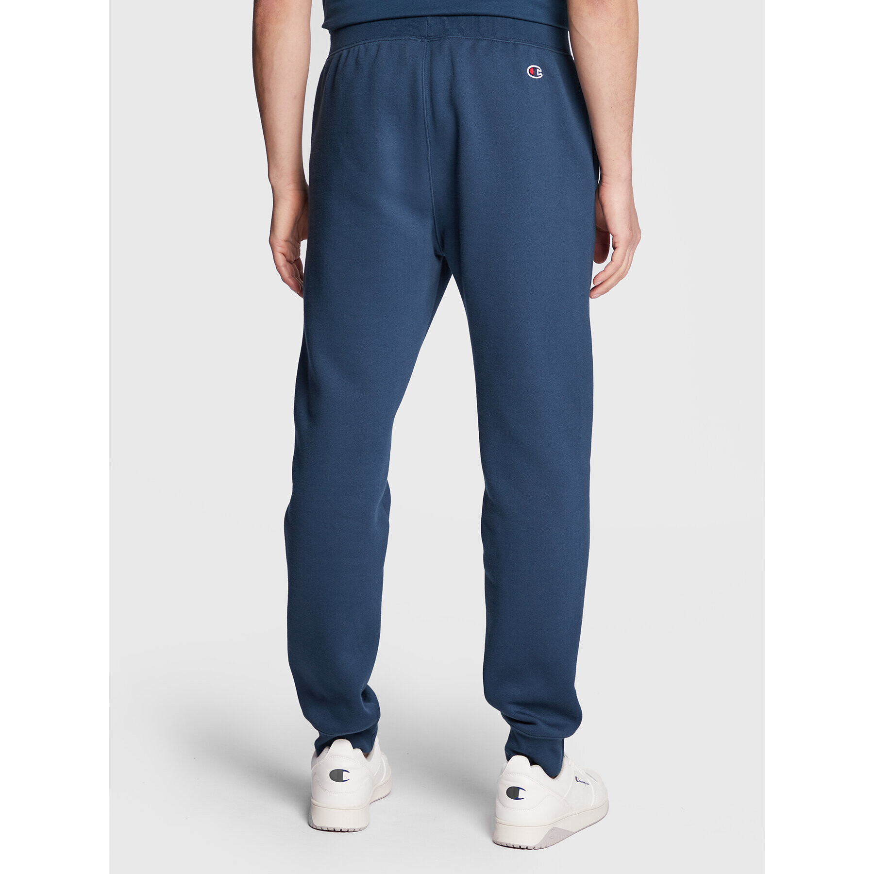 Champion Pantaloni trening Heavy Fleece Bookstore Logo 217880 Bleumarin Regular Fit - Pled.ro