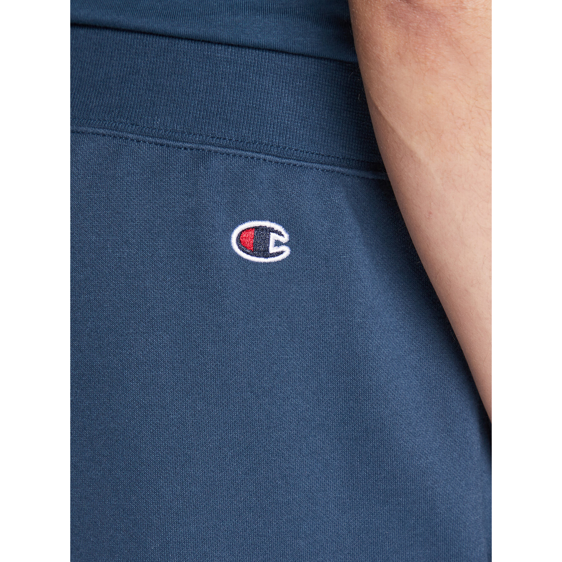 Champion Pantaloni trening Heavy Fleece Bookstore Logo 217880 Bleumarin Regular Fit - Pled.ro