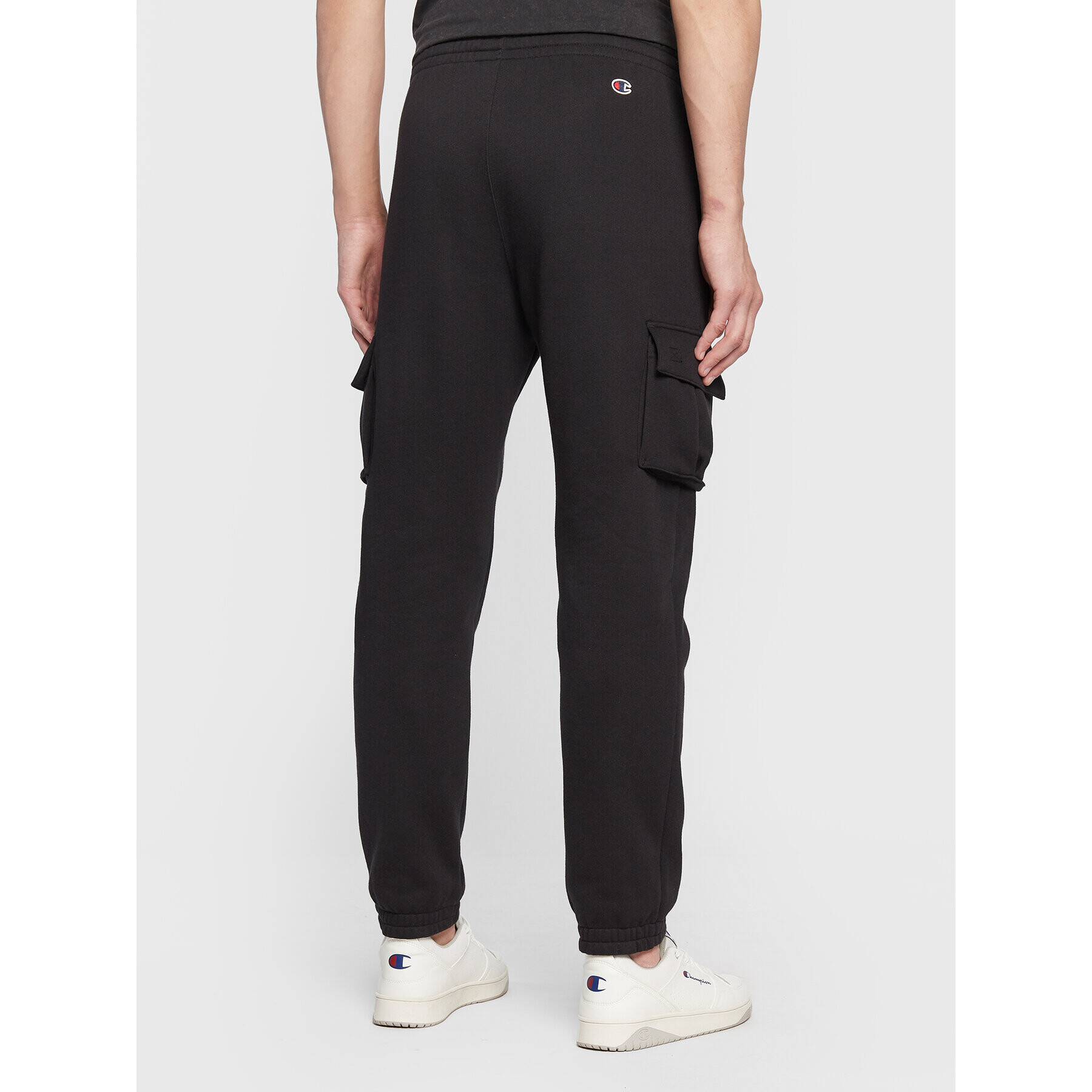 Champion Pantaloni trening Heavy Fleece Cargo 217871 Negru Regular Fit - Pled.ro