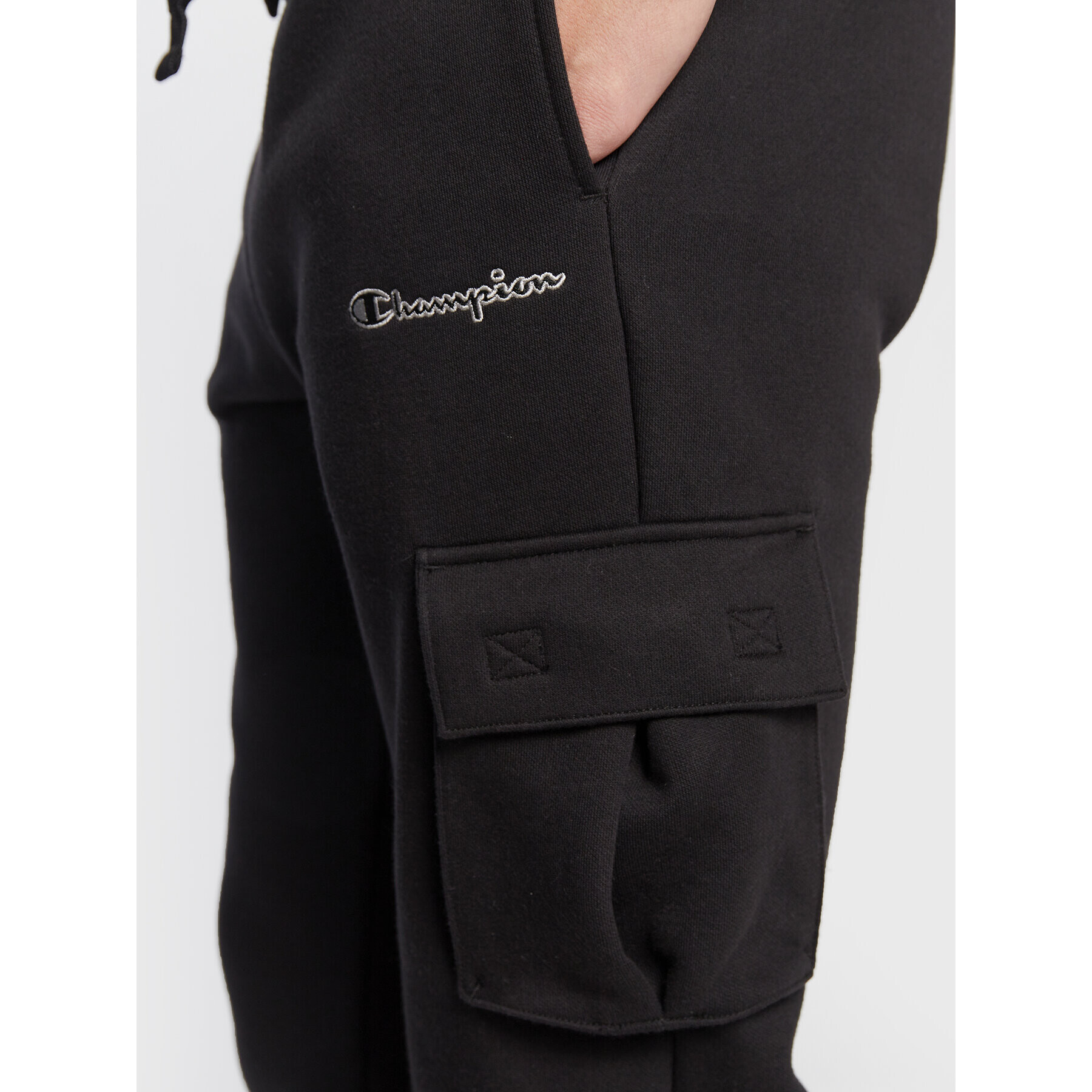 Champion Pantaloni trening Heavy Fleece Cargo 217871 Negru Regular Fit - Pled.ro