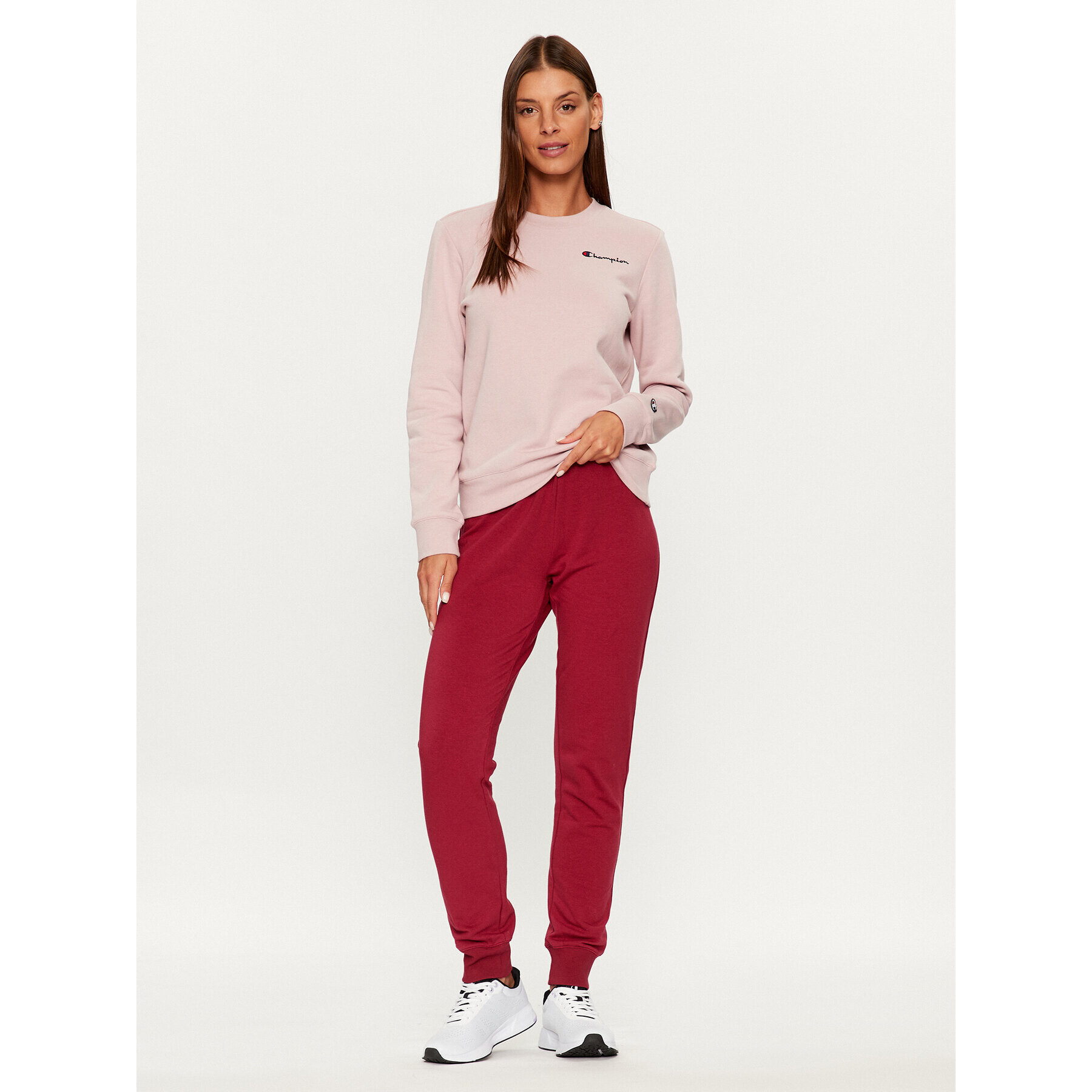 Champion Pantaloni trening Rib Cuff Pants 116605 Vișiniu Regular Fit - Pled.ro