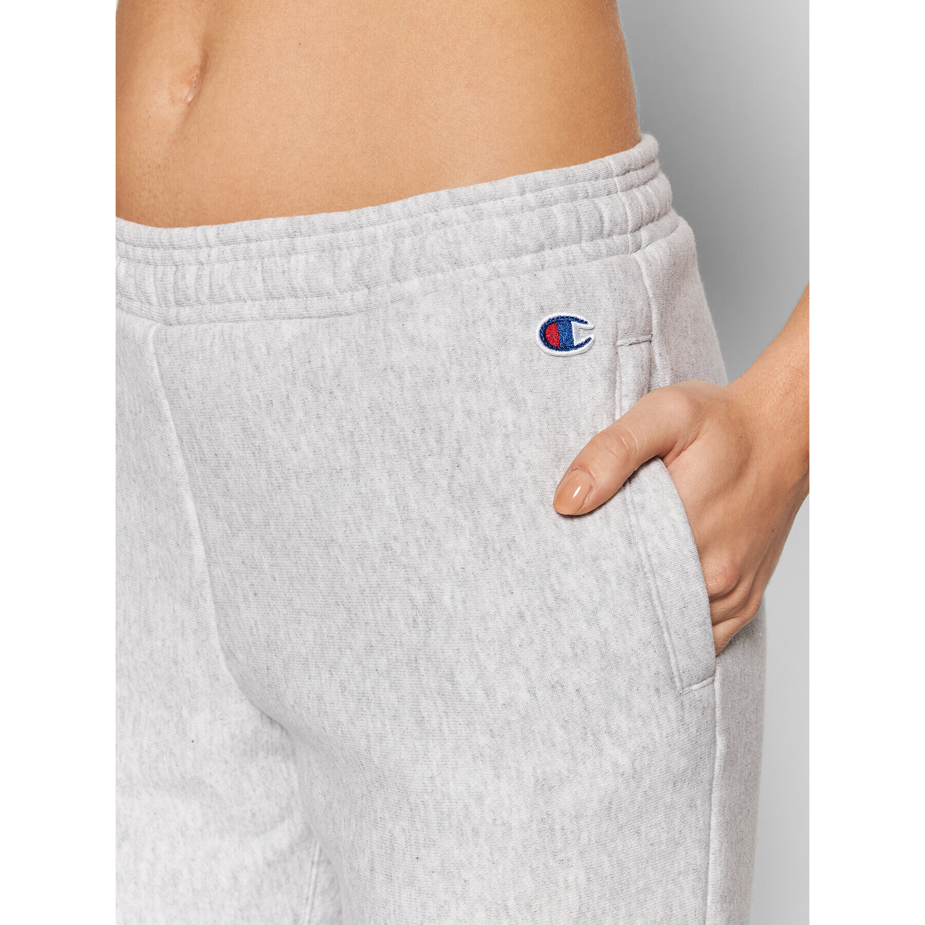 Champion Pantaloni trening Ribbed Cuffed 114614 Gri Regular Fit - Pled.ro